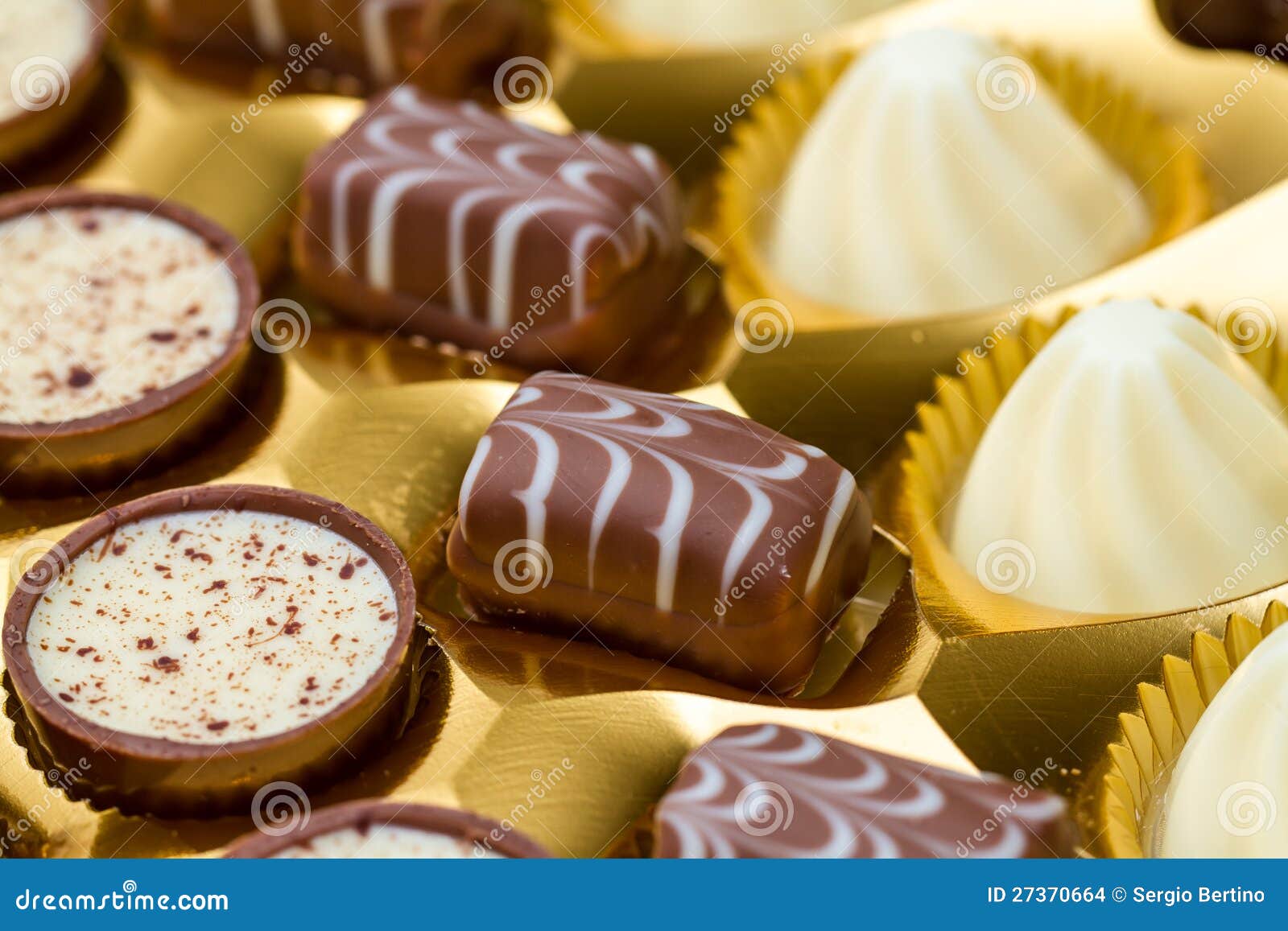 Gourmet Chocolate Candies stock photo. Image of bons - 27370664