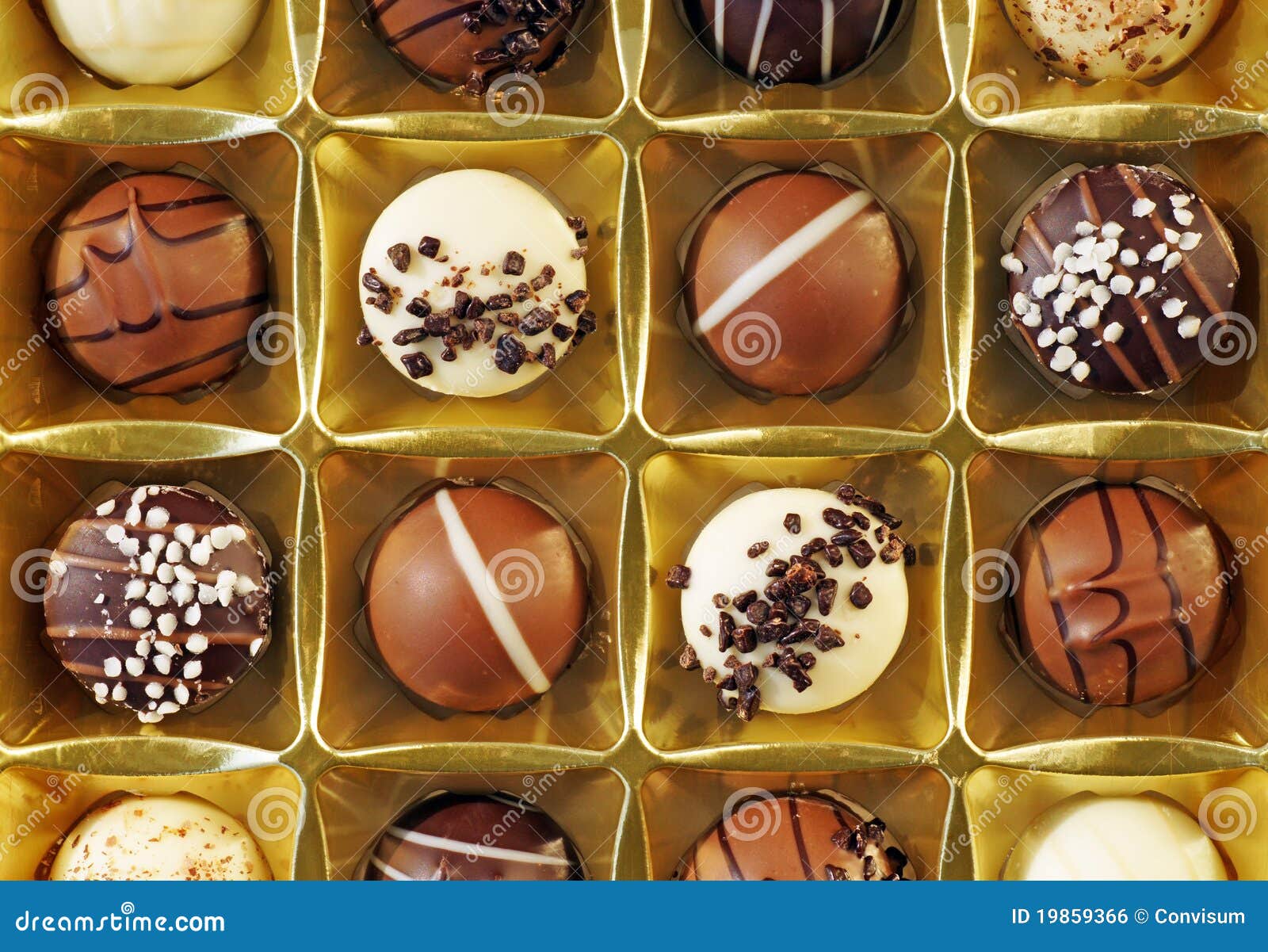 Gourmet Chocolate Candy stock photo. Image of dipped 19859366