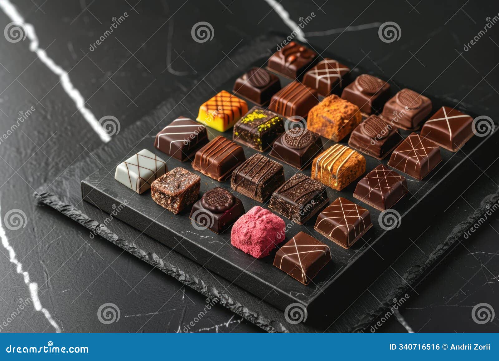 gourmet chocolates in elegant box for luxury online shop marketing and 