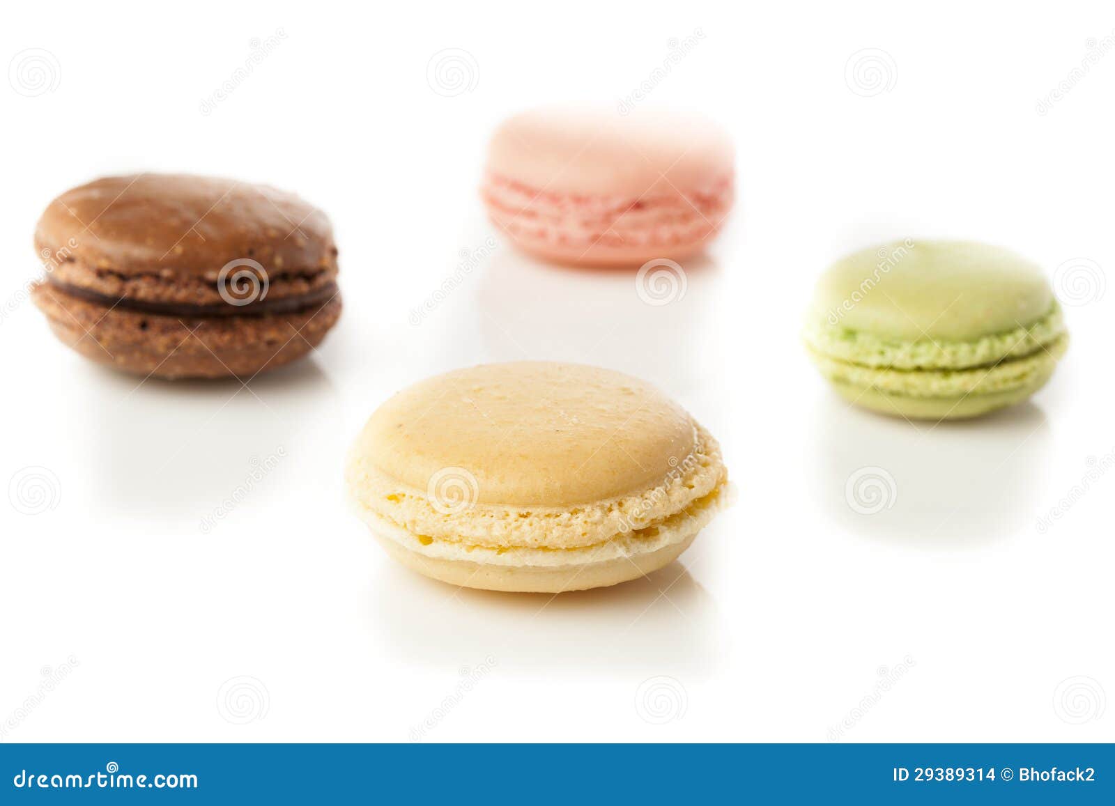 Gourmet Colored Macaroon Cookies Stock Photo - Image of confection ...