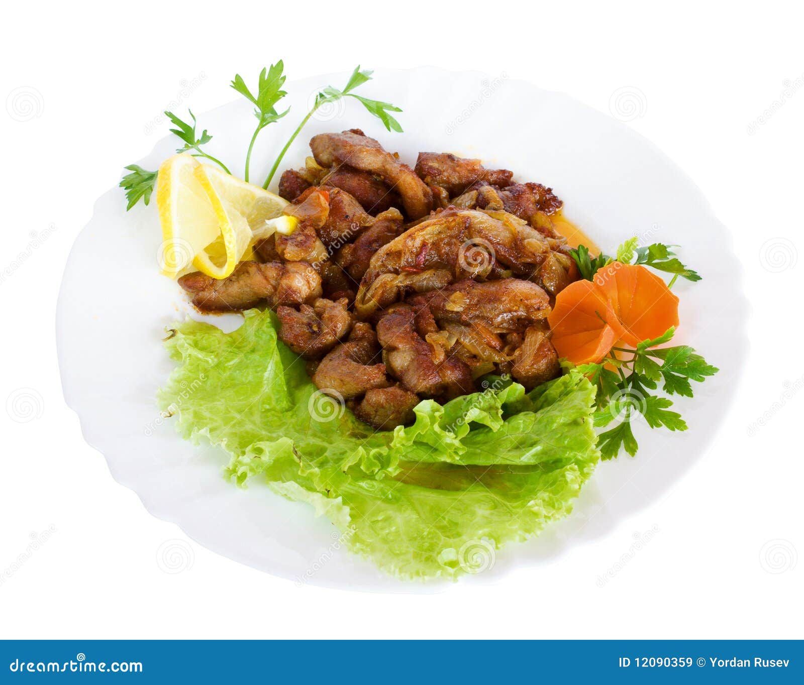 Gourmet food with salad stock image. Image of ingredient 12090359