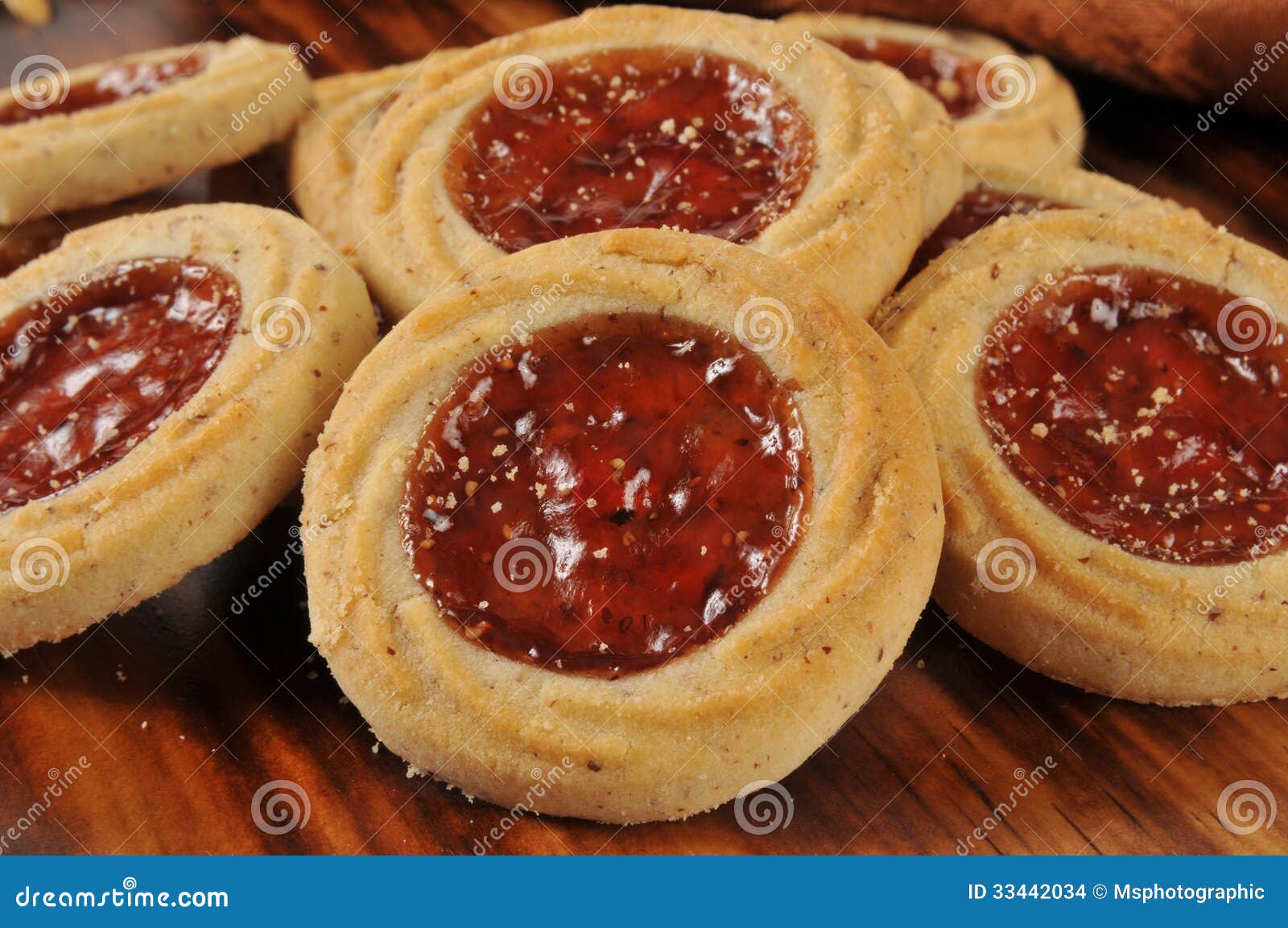 Gourmet Fruit Filled Cookies Stock Photo - Image of horizontal, cookies