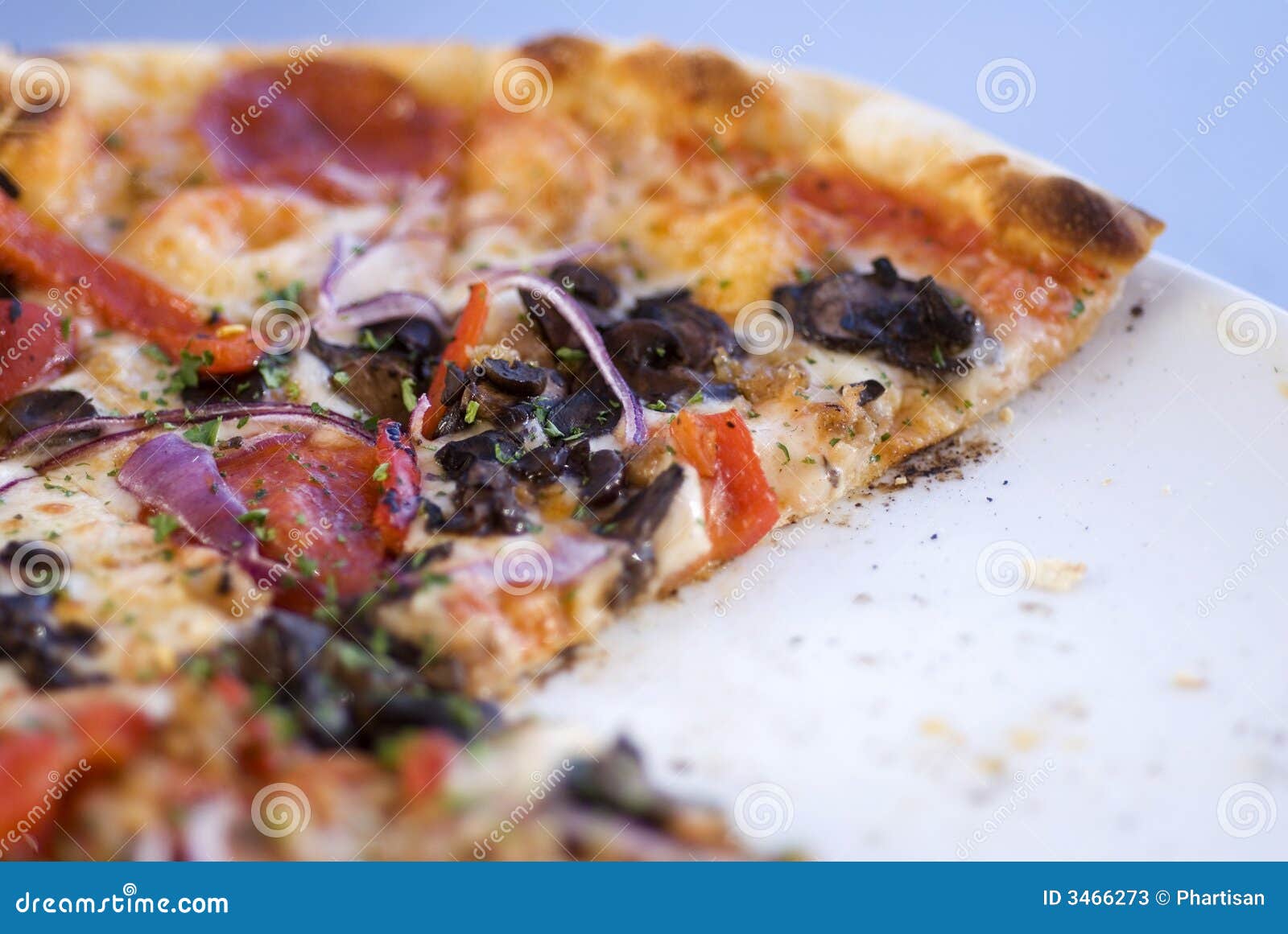 Gourmet Italian Pizza stock image. Image of salami, sausage 3466273