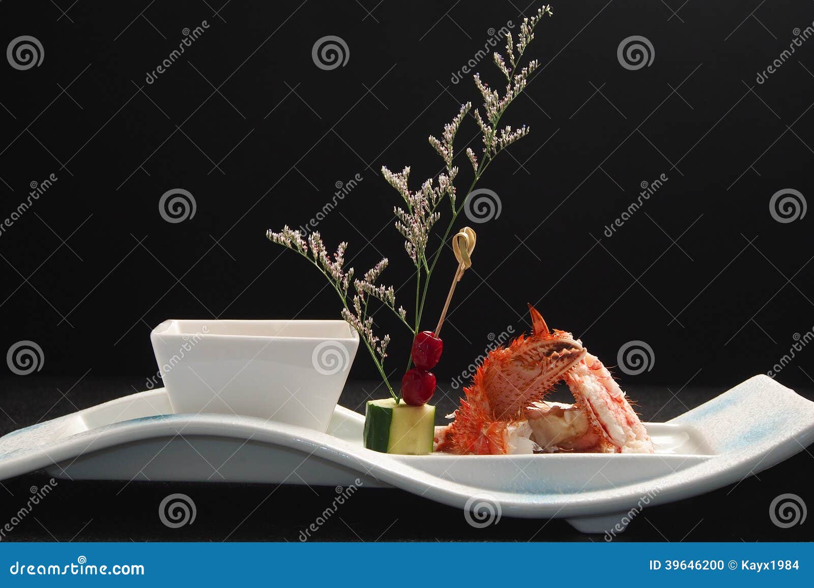 Gourmet japanese crab stock photo. Image of fish, cusine 39646200