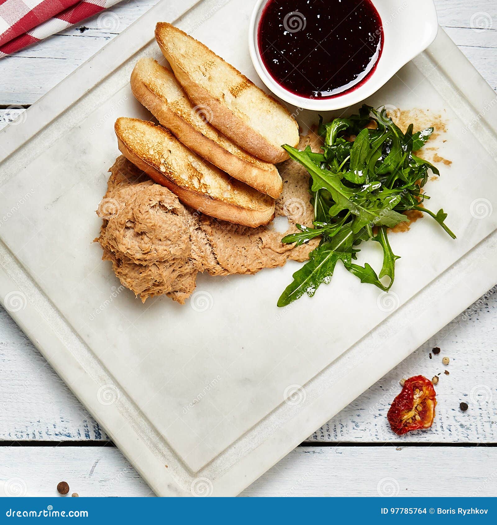 Gourmet Restaurant Appetizer Stock Photo Image of food, bone 97785764