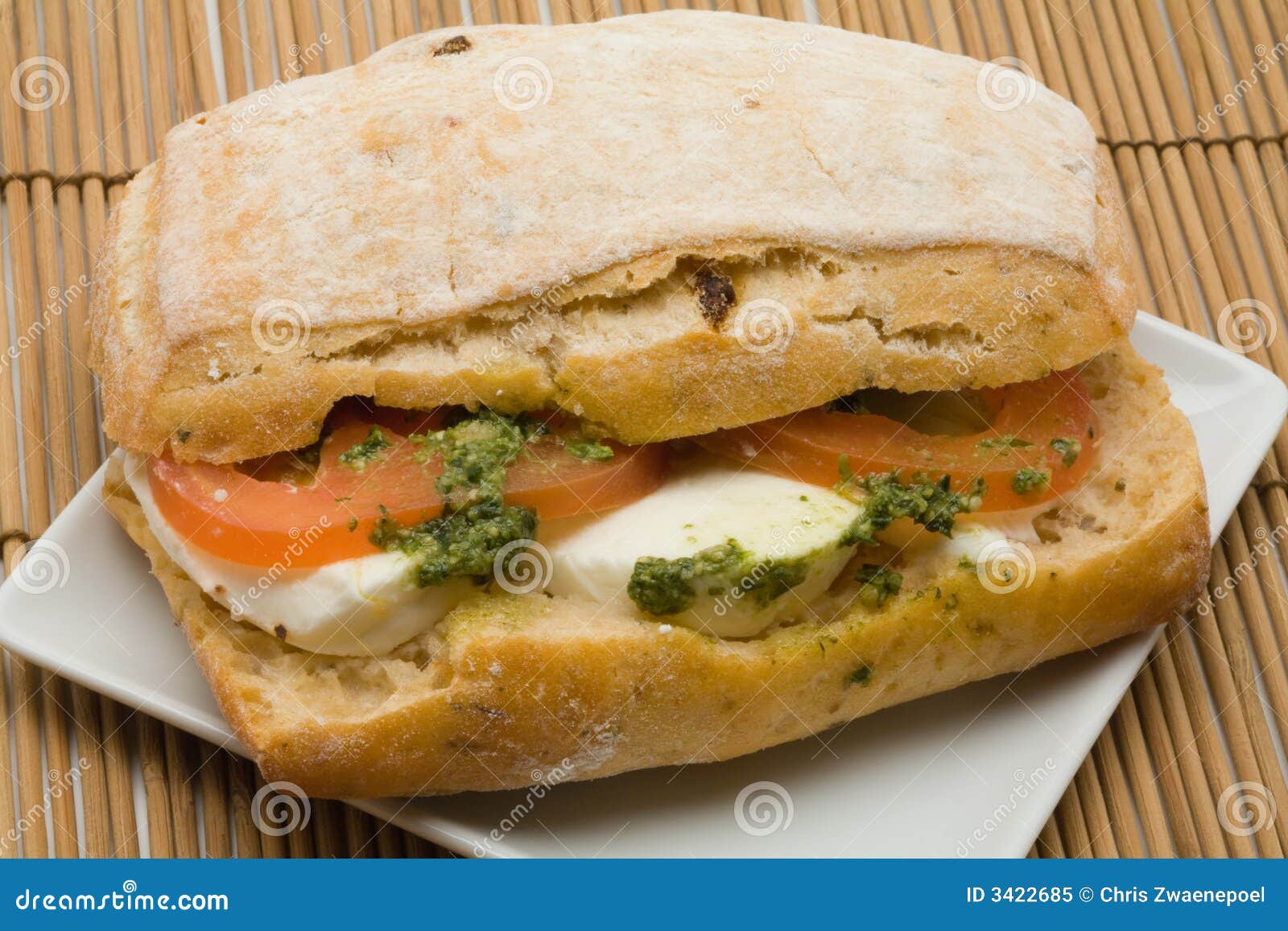 Gourmet sandwich stock image. Image of bread, healthy - 3422685