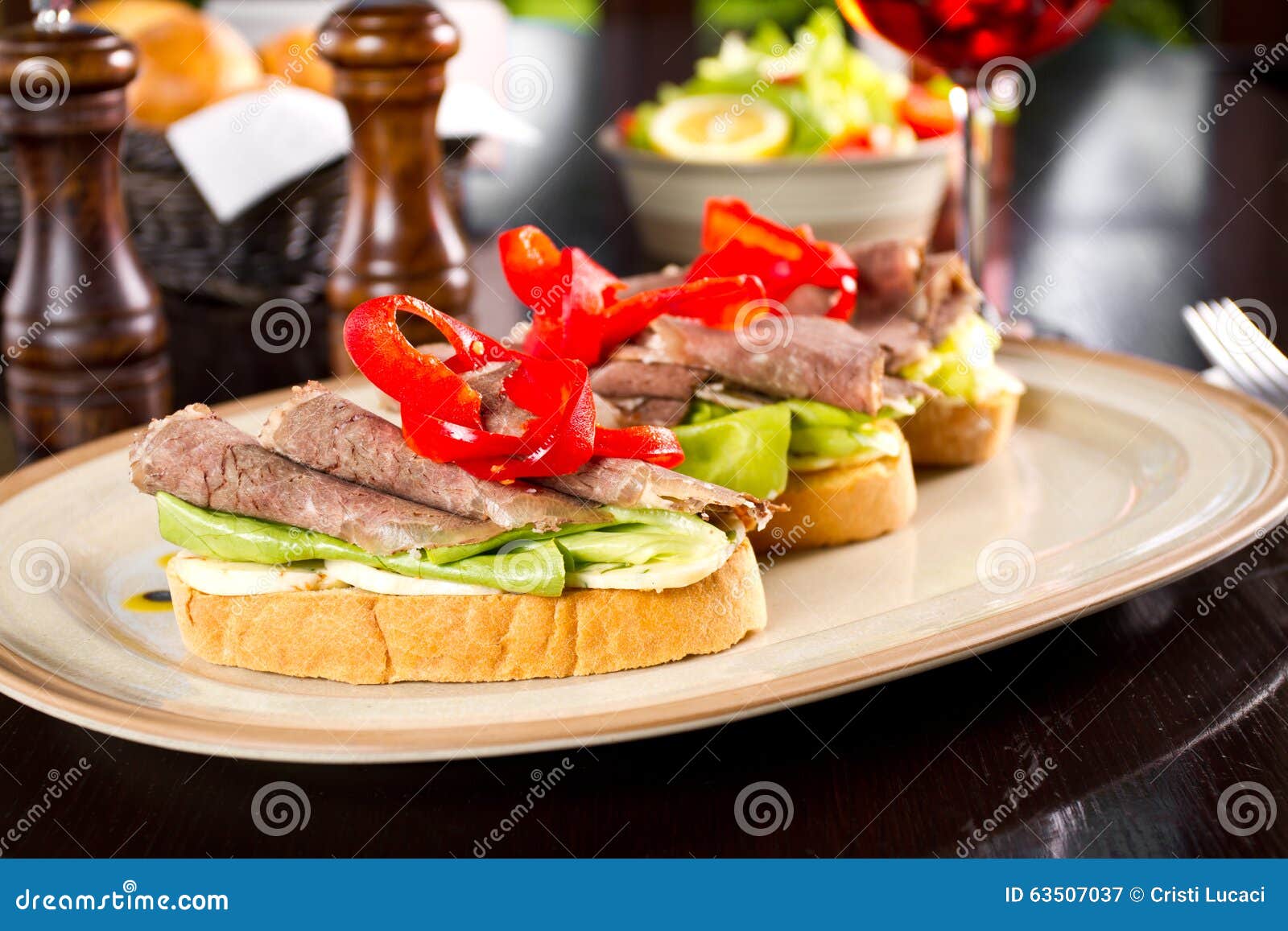 Gourmet sandwich stock image. Image of ingredient, piece 63507037