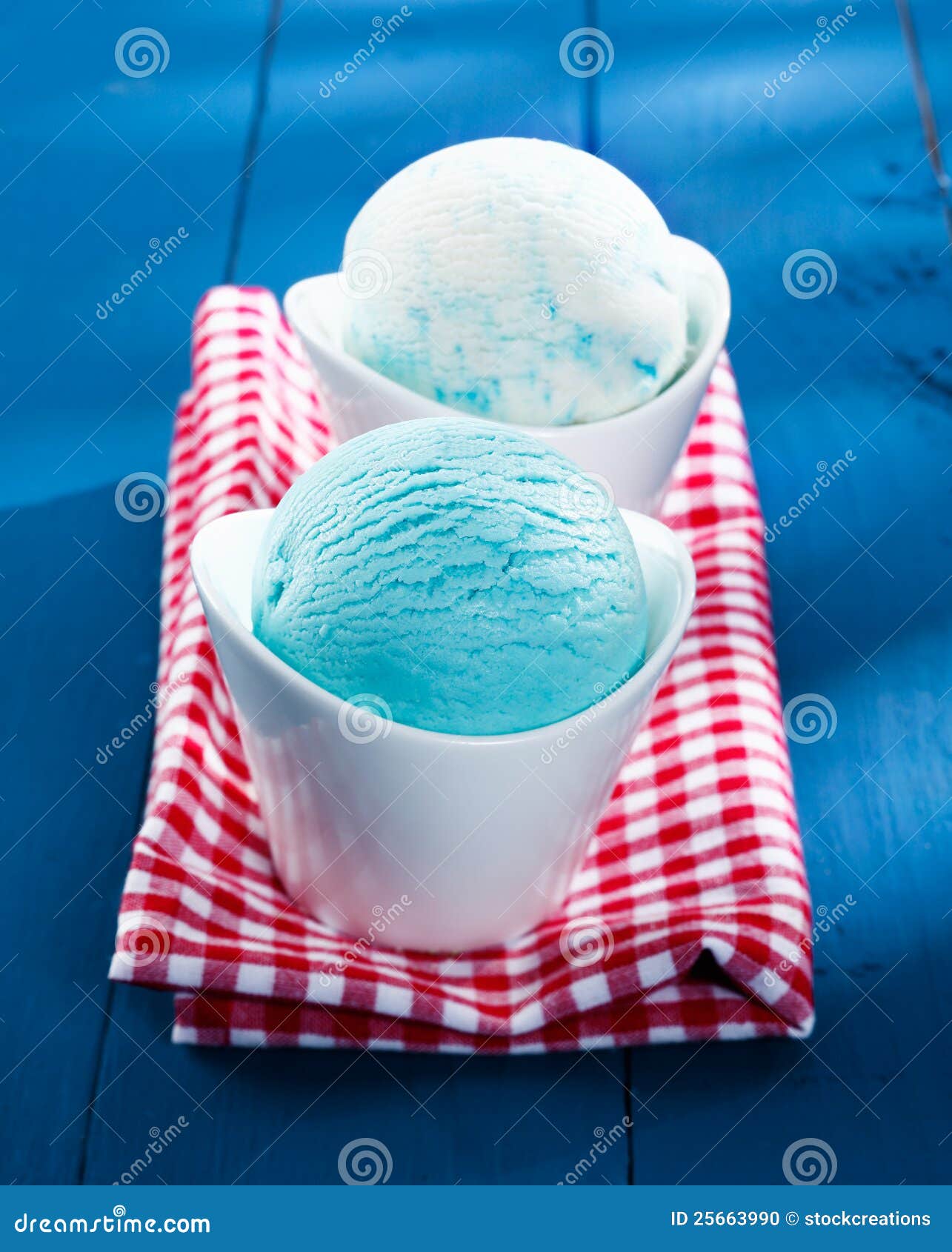 Gourmet Servings of Italian Icecream Stock Photo Image of italian