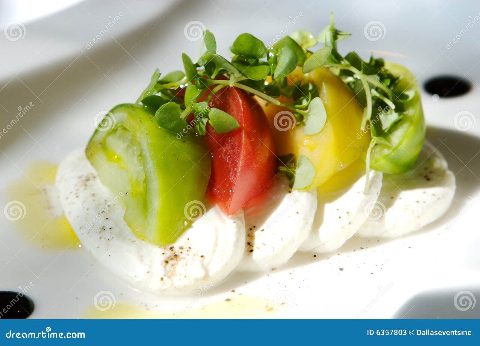 Gourmet Tomato and Cheese Appetizer Stock Image Image of bread