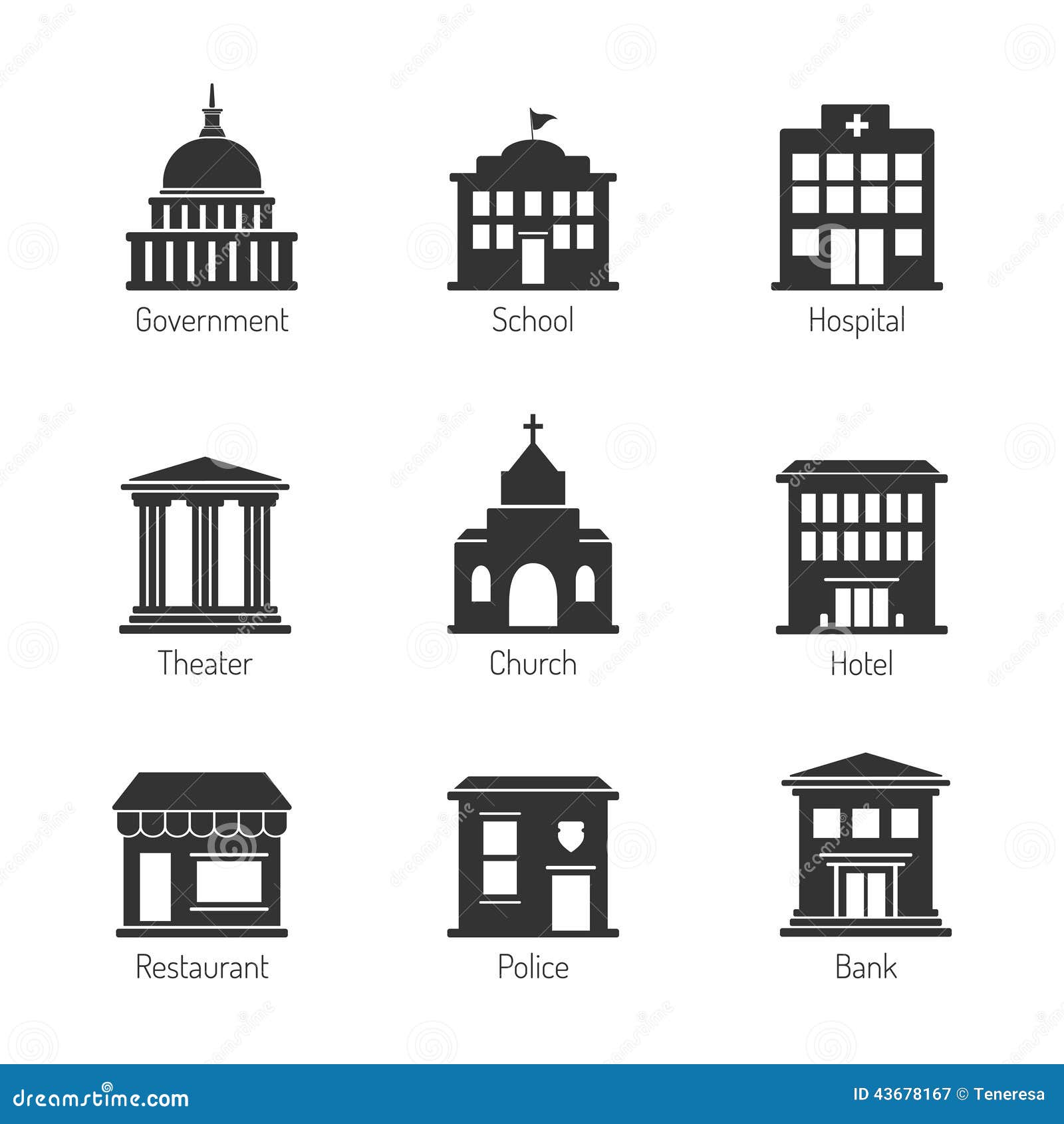 government building icons