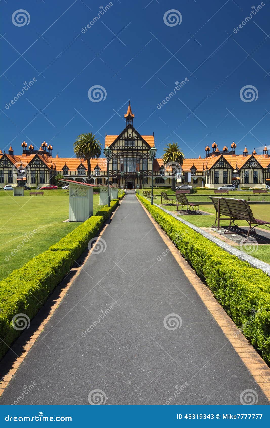 Government Gardens And Museum, Rotorua, New Zealand Stock Image - Image ...
