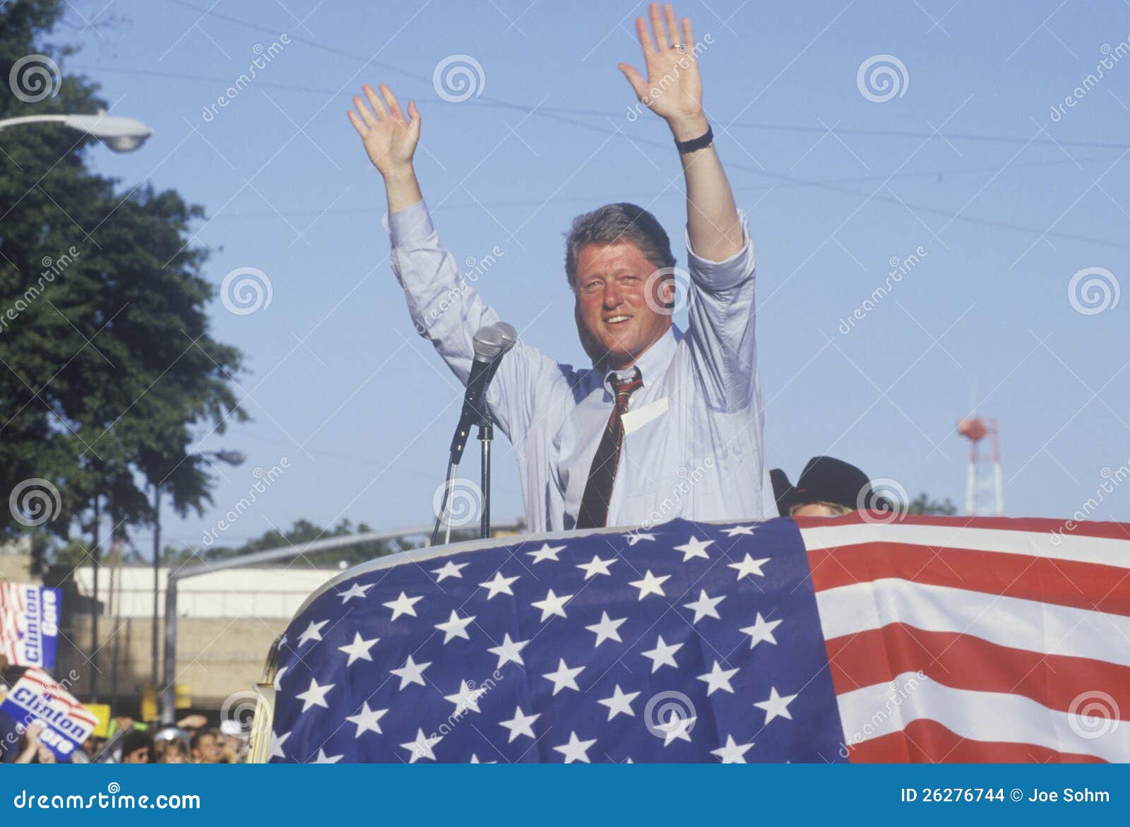 Governor Bill Clinton editorial stock image. Image of politicians