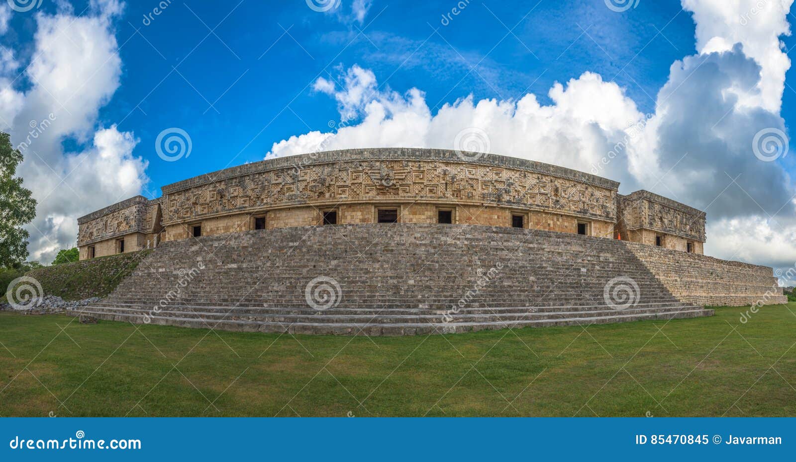 the governor`s palace in an ancient maya city of uxmal, yucatan