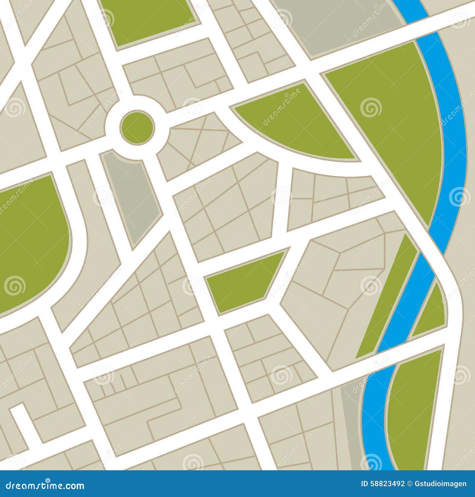 GPS map design. stock vector. Illustration of geography - 58823492