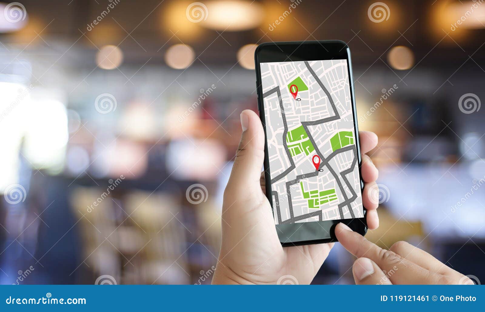 gps map to route destination network connection location street