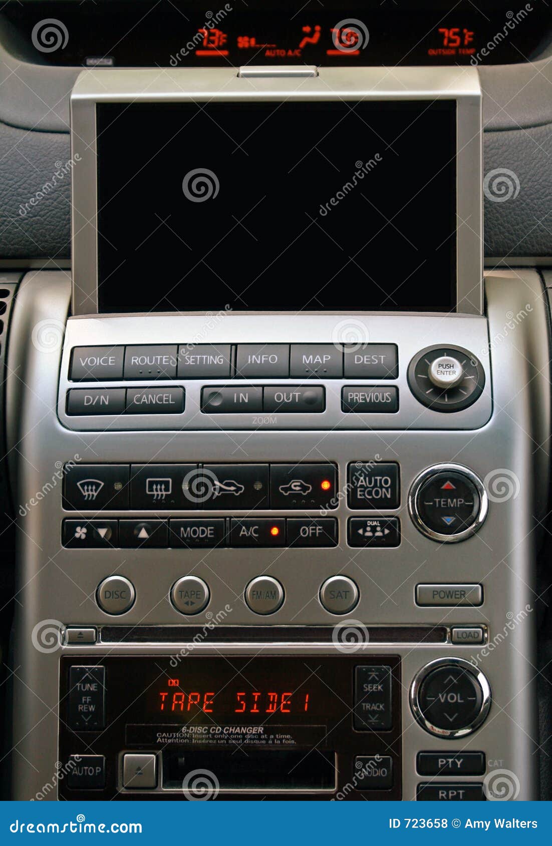 GPS Vehicle Navigation System Stock Photo Image of global, locate 723658