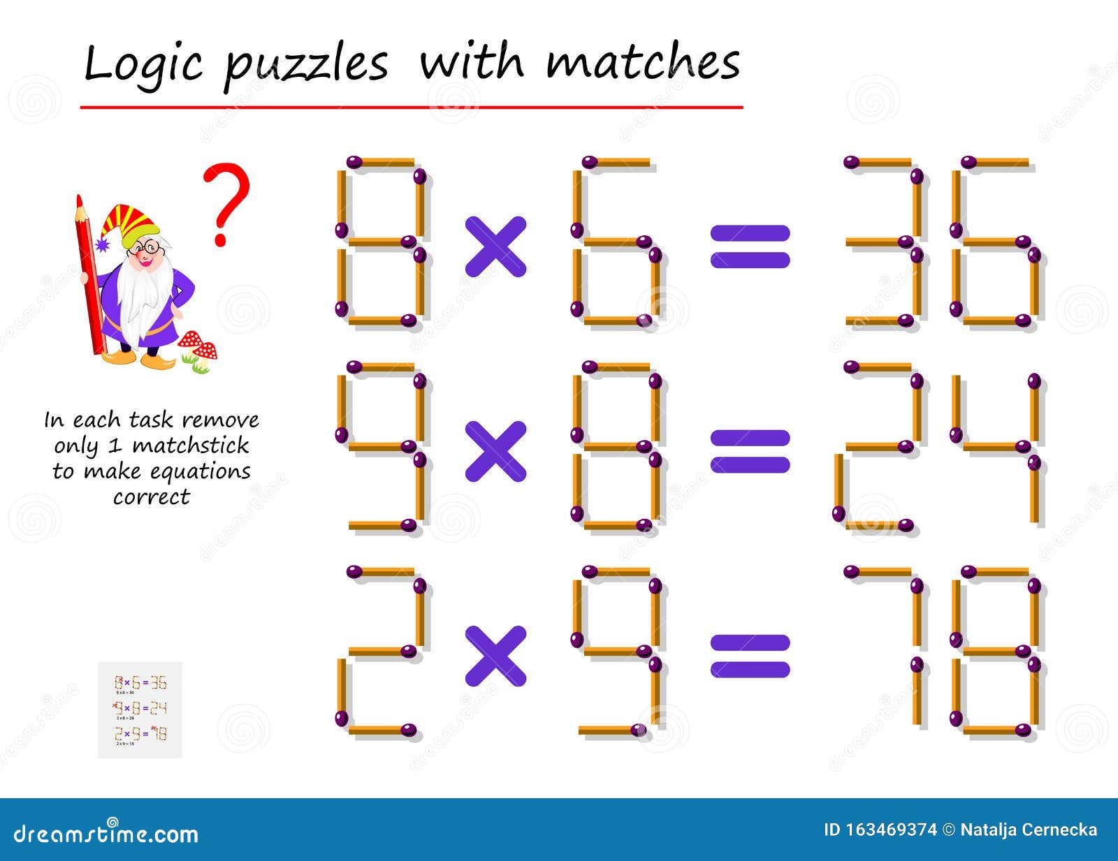Gry Matematyczne I Logiczne Online Gra Logiczna Puzzle Z Dopasowaniami W Każdym Zadaniu Usuń Tylko 1