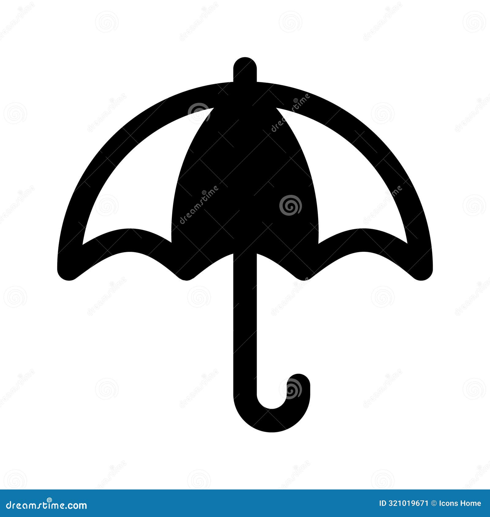 grab this amazing icon of umbrella, customizable  style