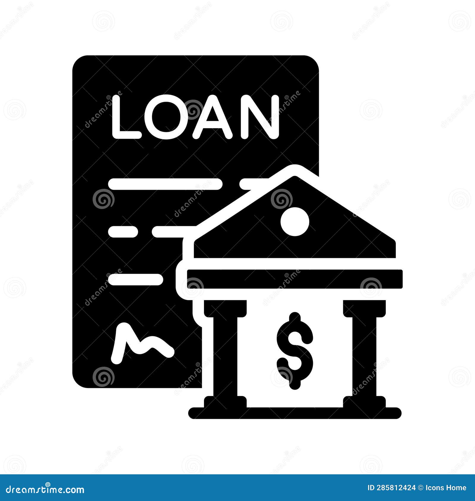 Grab this Carefully Crafted Loan Agreement Vector Design Stock Vector
