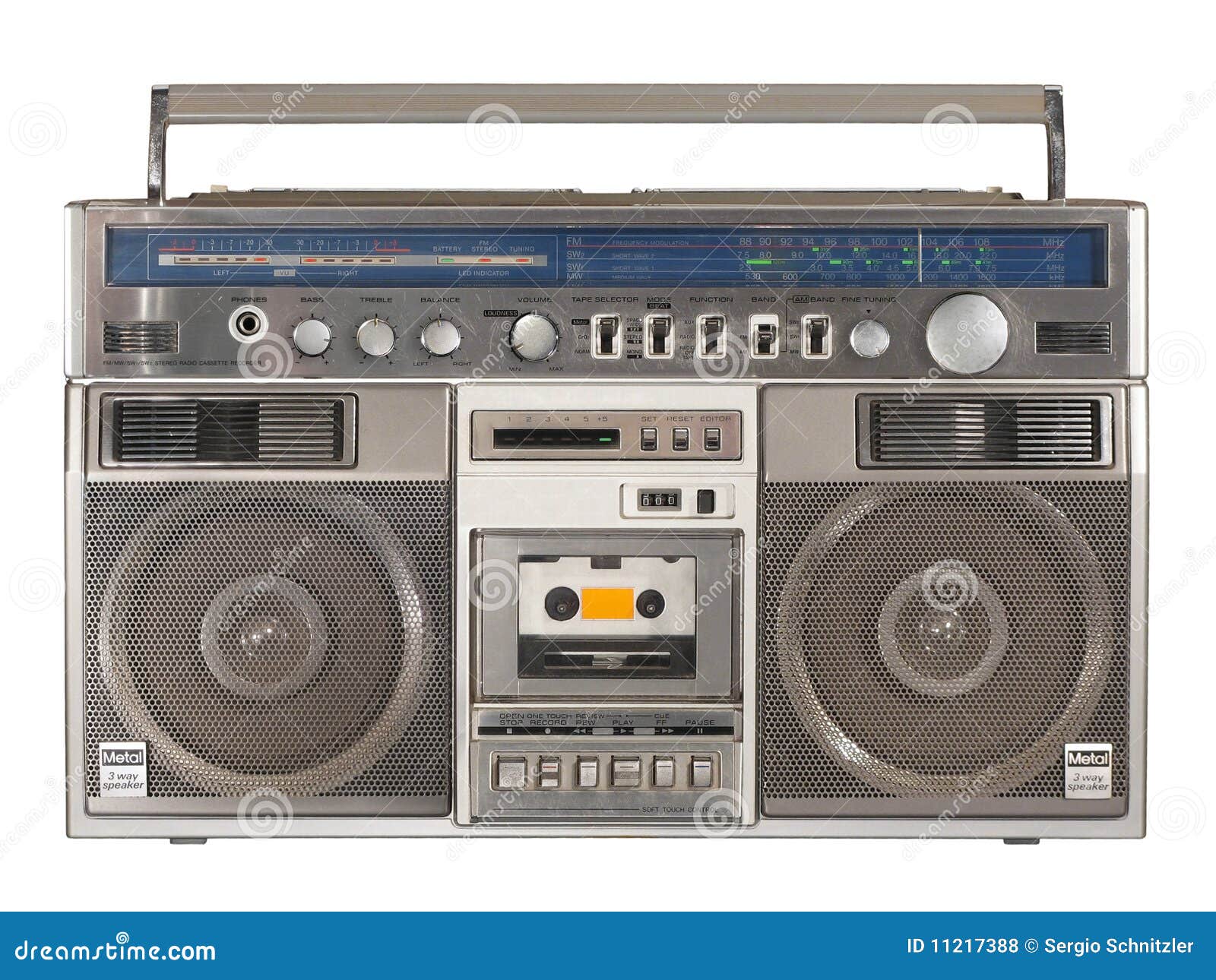 Grabadora de radio 2 foto de archivo. Imagen de altavoces 11217388