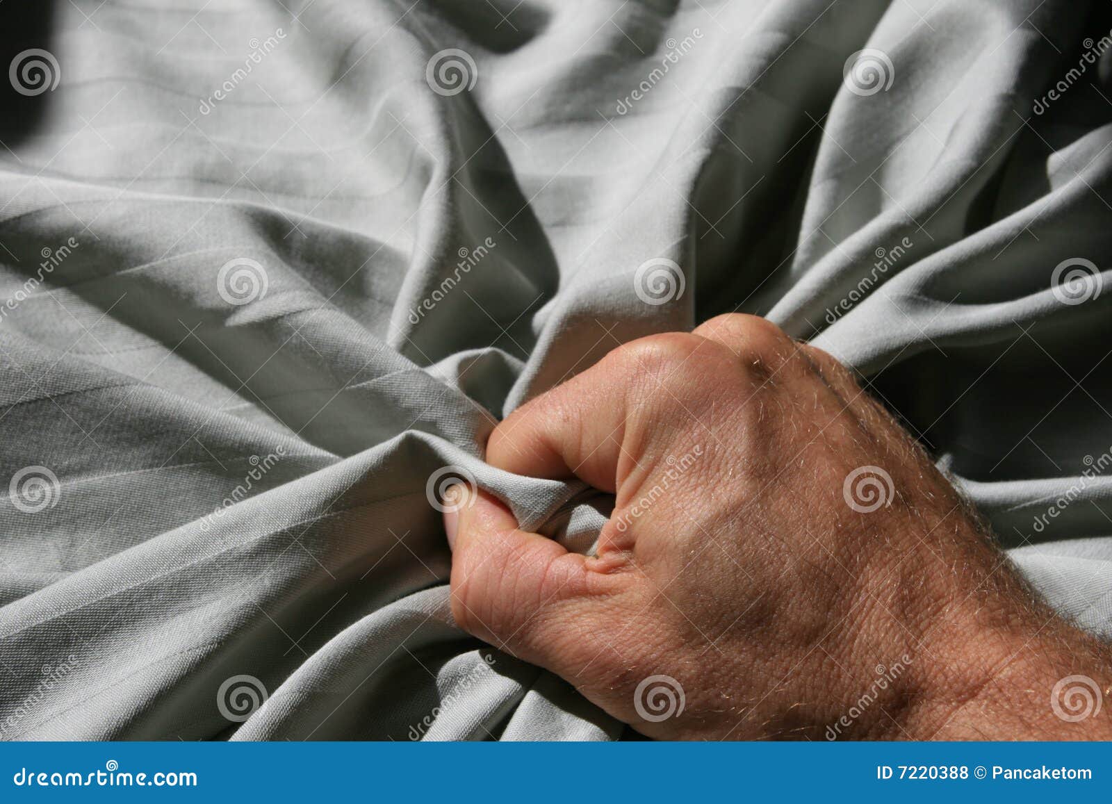 Grabbing Bed Sheet Royalty Free Stock Photos Image 7220388