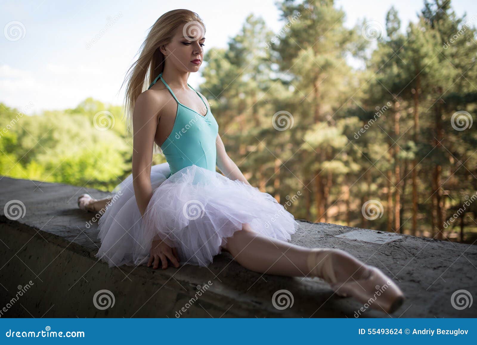 Premium Photo  Young graceful ballet dancer in white tutu and tights  standing on tiptoe