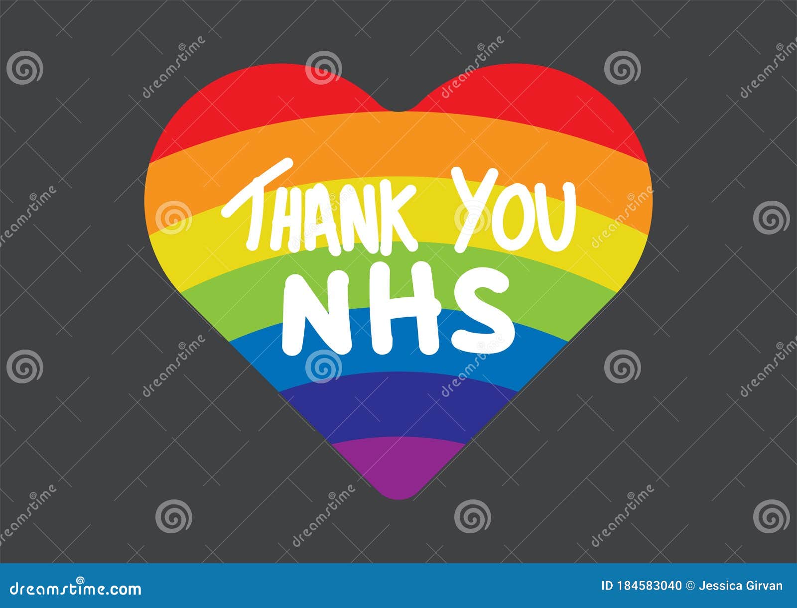 Gracias capitán Tom Lona Banner Apoyo NHS NHS hospitales y personal