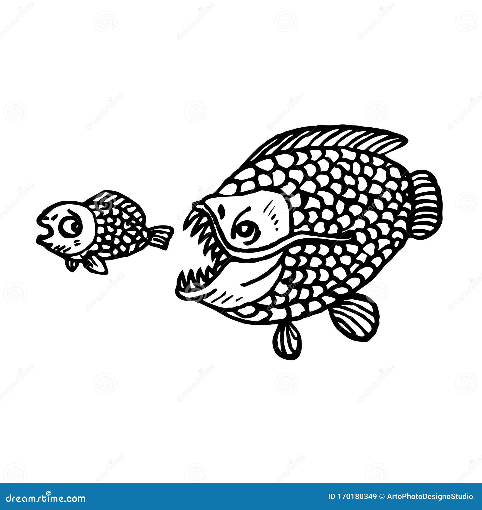 Gracioso Personaje De Dibujos Animados De Peces Piranha Tratando De Atrapar Peces Pequeños, Boceto Dibujado a Mano, Contorno Vect Ilustración del Vector - Ilustración de acuario, arte: 170180349 Gracioso Personaje De Dibujos Animados De Peces Piranha Tratando De Atrapar Peces Pequeños, Boceto Dibujado a Mano, Contorno Vect Ilustración del Vector - Ilustración de acuario, arte: 170180349