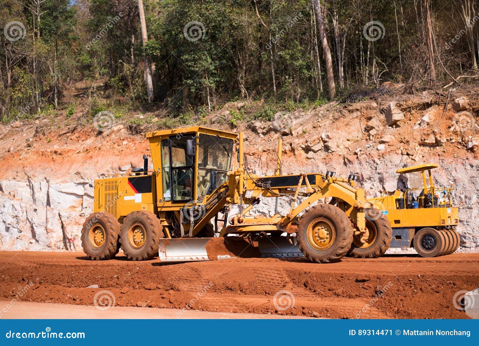 Grader truck stock image. Image of extraction, excavation 89314471
