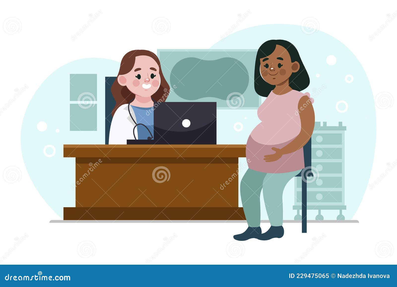 gradient dia internacional de la obstetricia y la embarazada   .