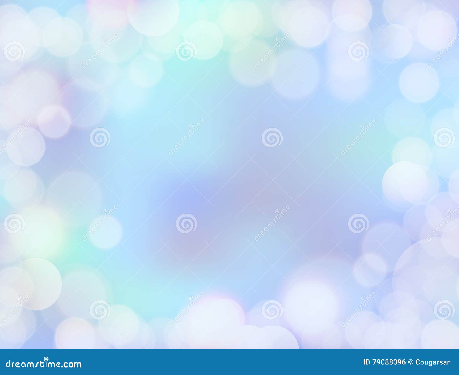 Gradient Mint Green Blank Paper Background with Bokeh Border Stock