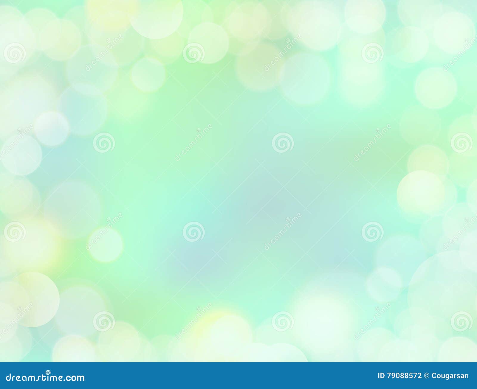 Gradient Mint Green Blank Paper Background with Bokeh Border Stock Vector Illustration of