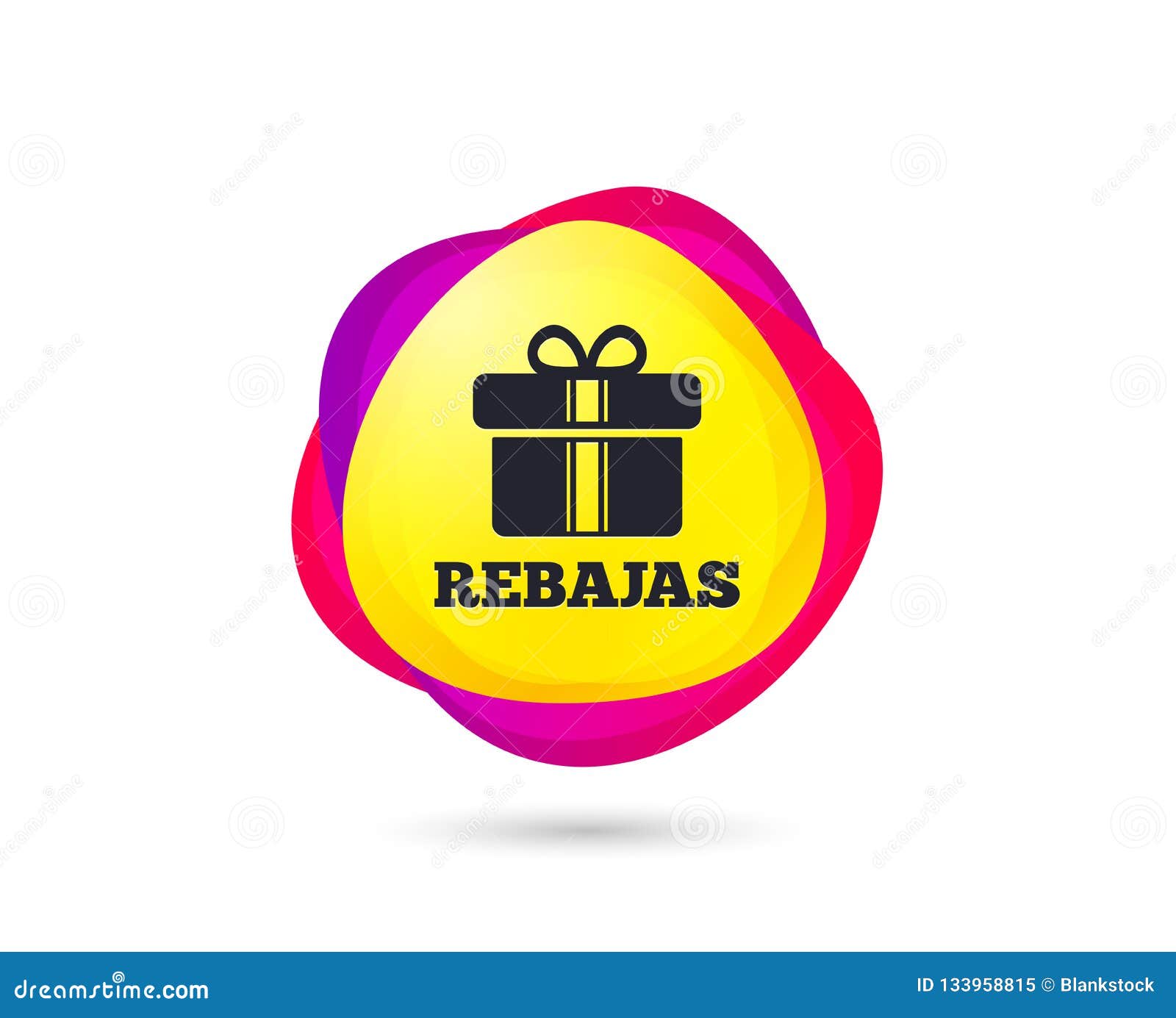 rebajas - discounts in spain sign icon. gift. 