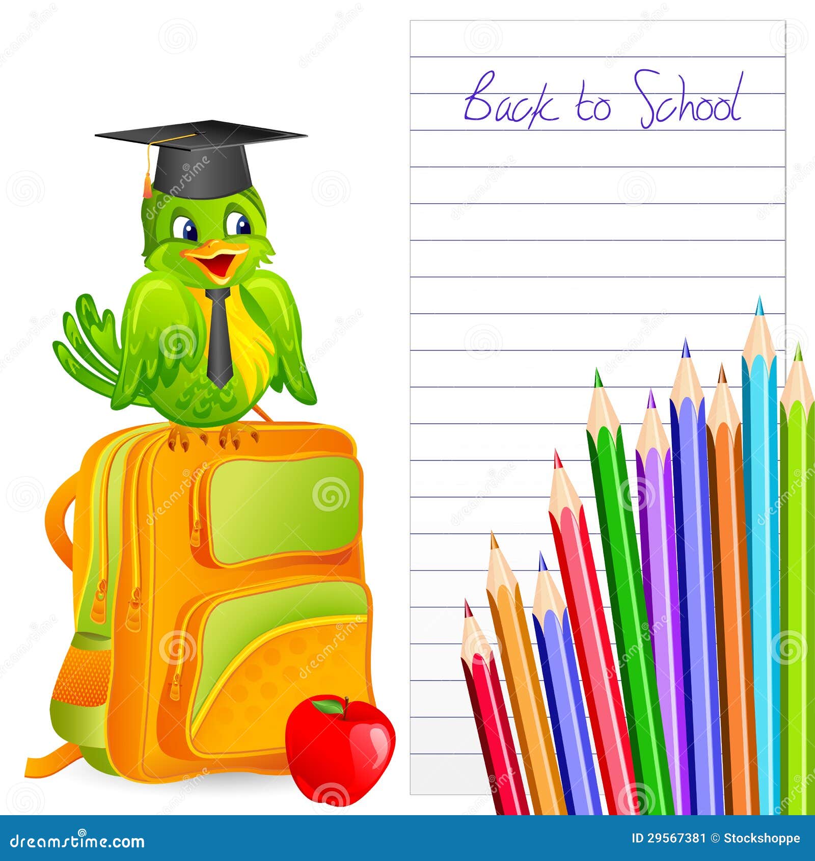 Graduate Bird stock vector. Illustration of literature 29567381