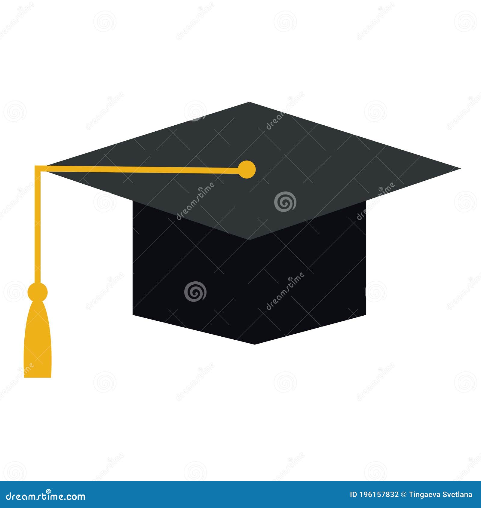 Graduate Cap, Congratulatory Illustration for Graduation from ...