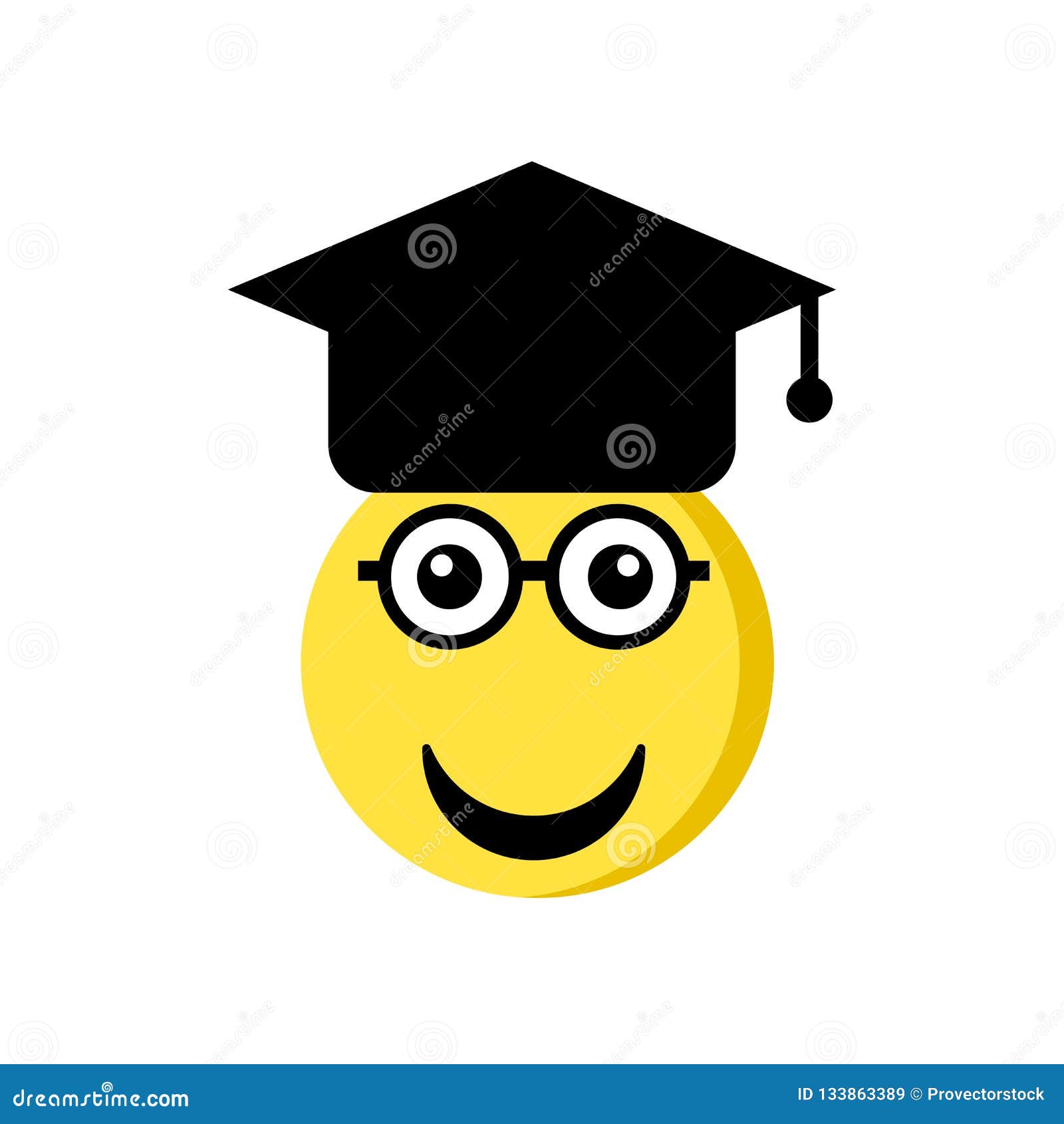 Graduated Icon Isolated on White Background Stock Vector - Illustration ...