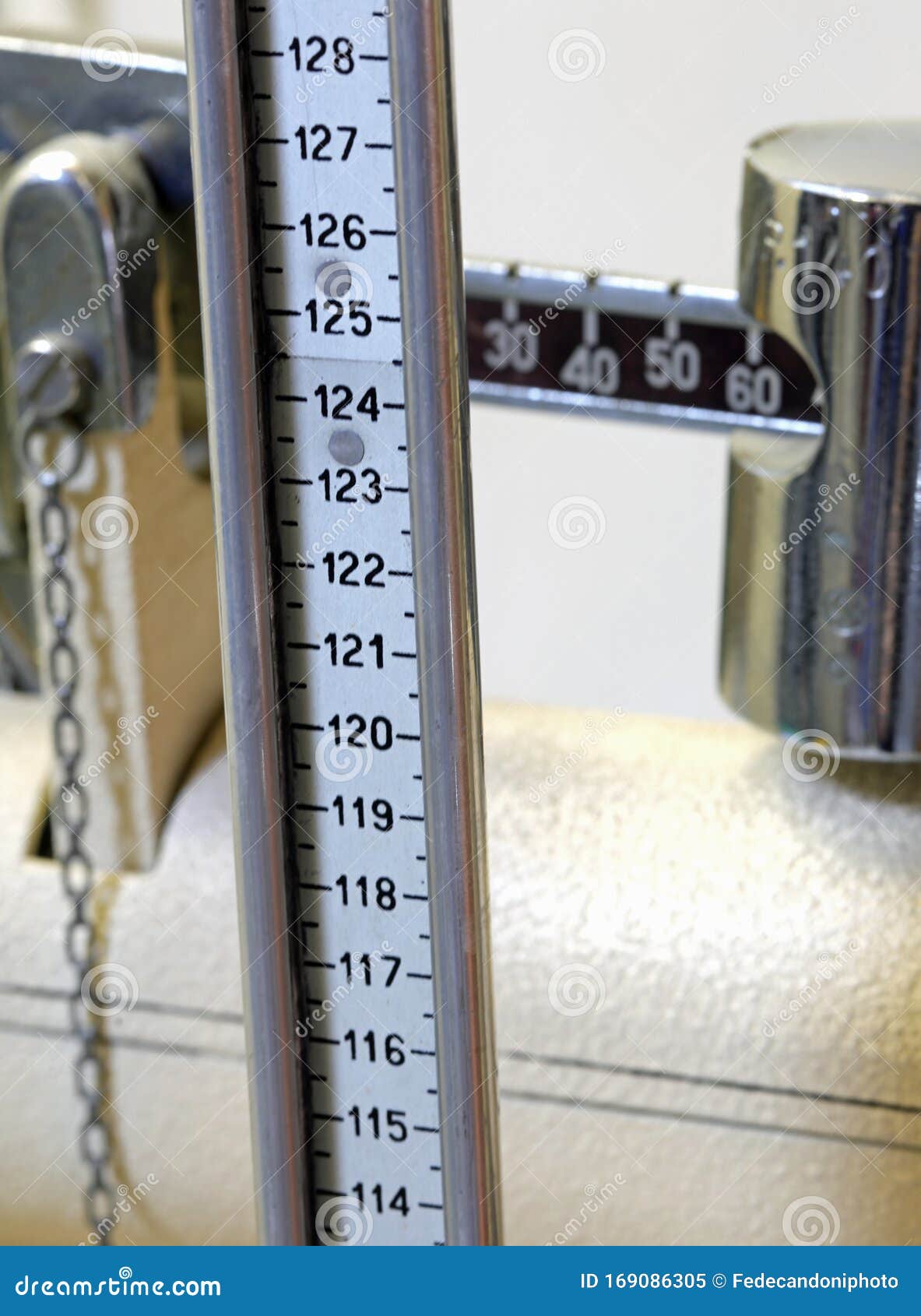 Graduated Rod for the Height Measurement during the Medical Exam Stock  Image - Image of scale, numbers: 169086305