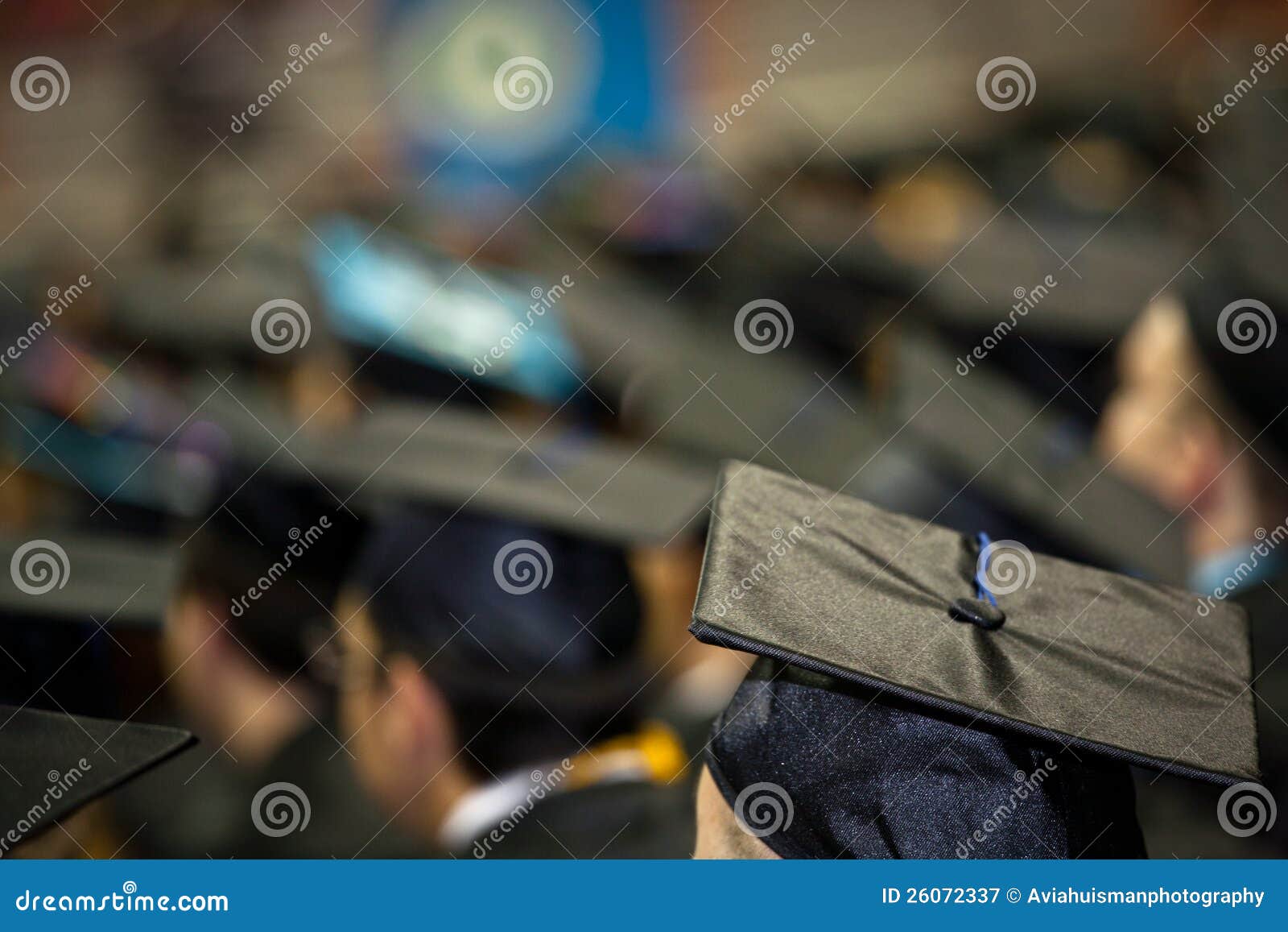 graduates during commencement ceremony