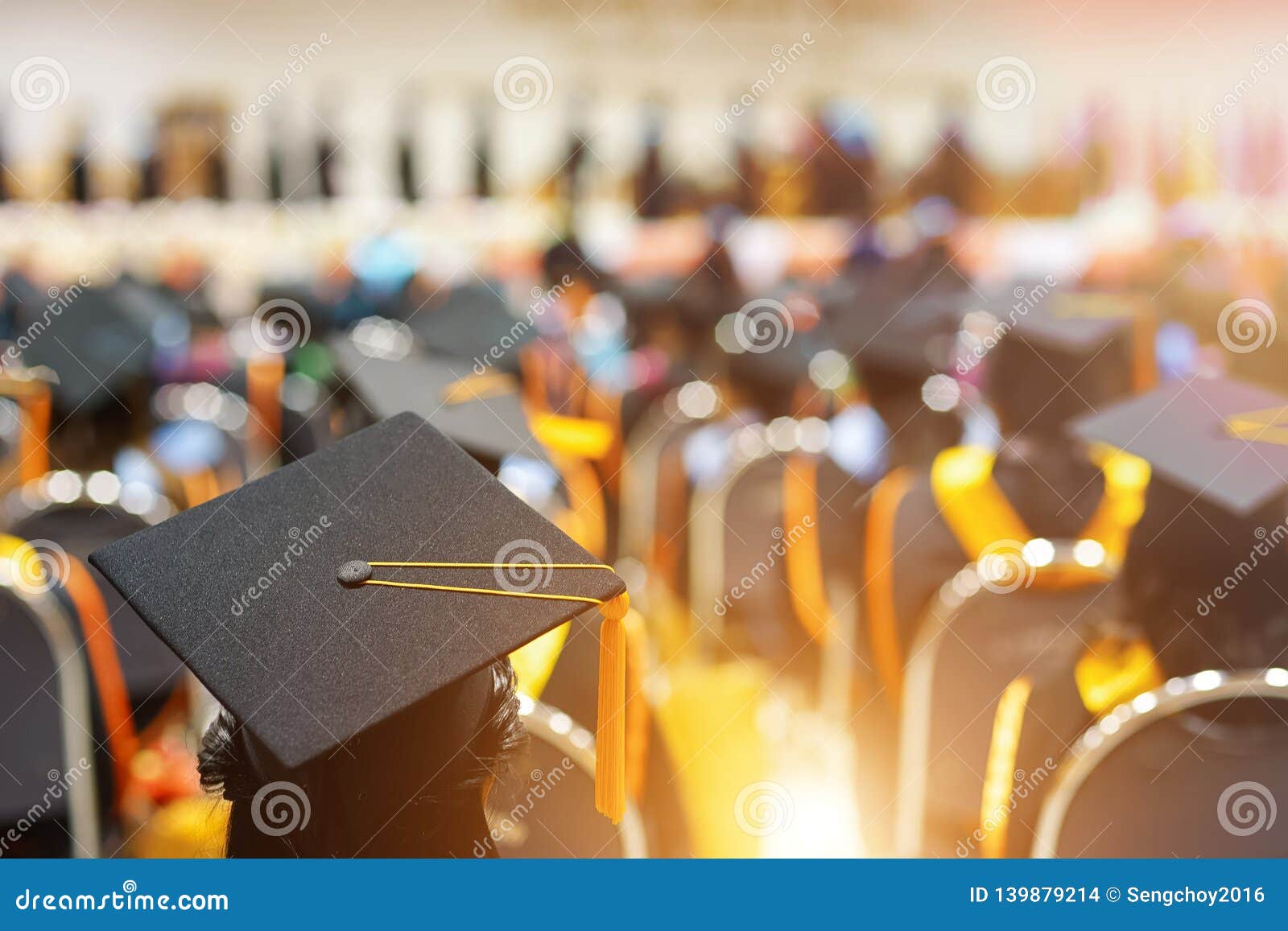 graduates in graduation ceremony