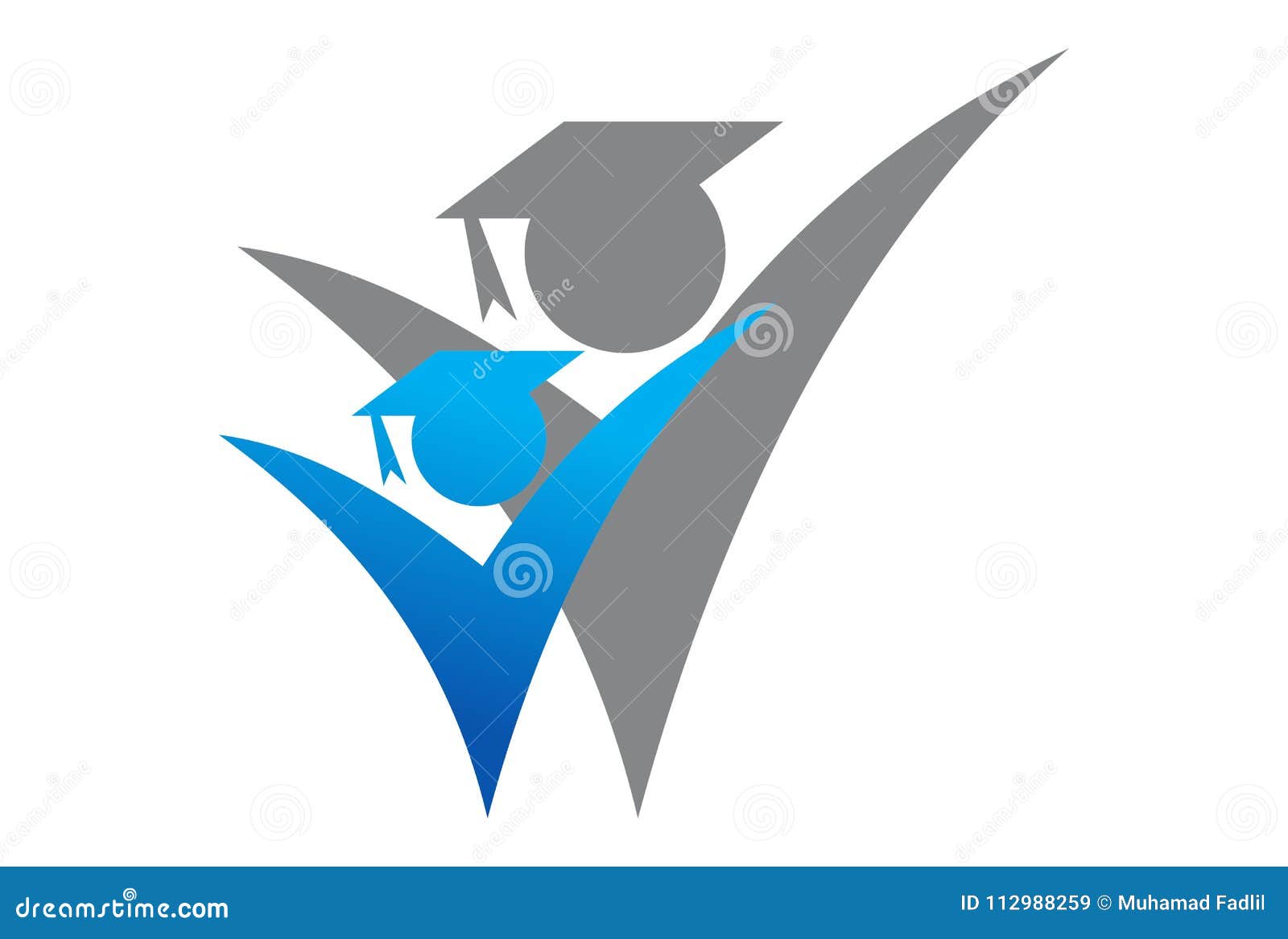 Graduates Logo Vector Stock Vector Illustration Of Icon 112988259