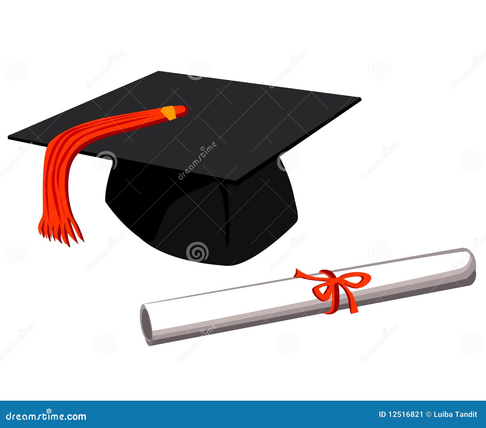 Graduation Cap Stock Image - Image: 12516821