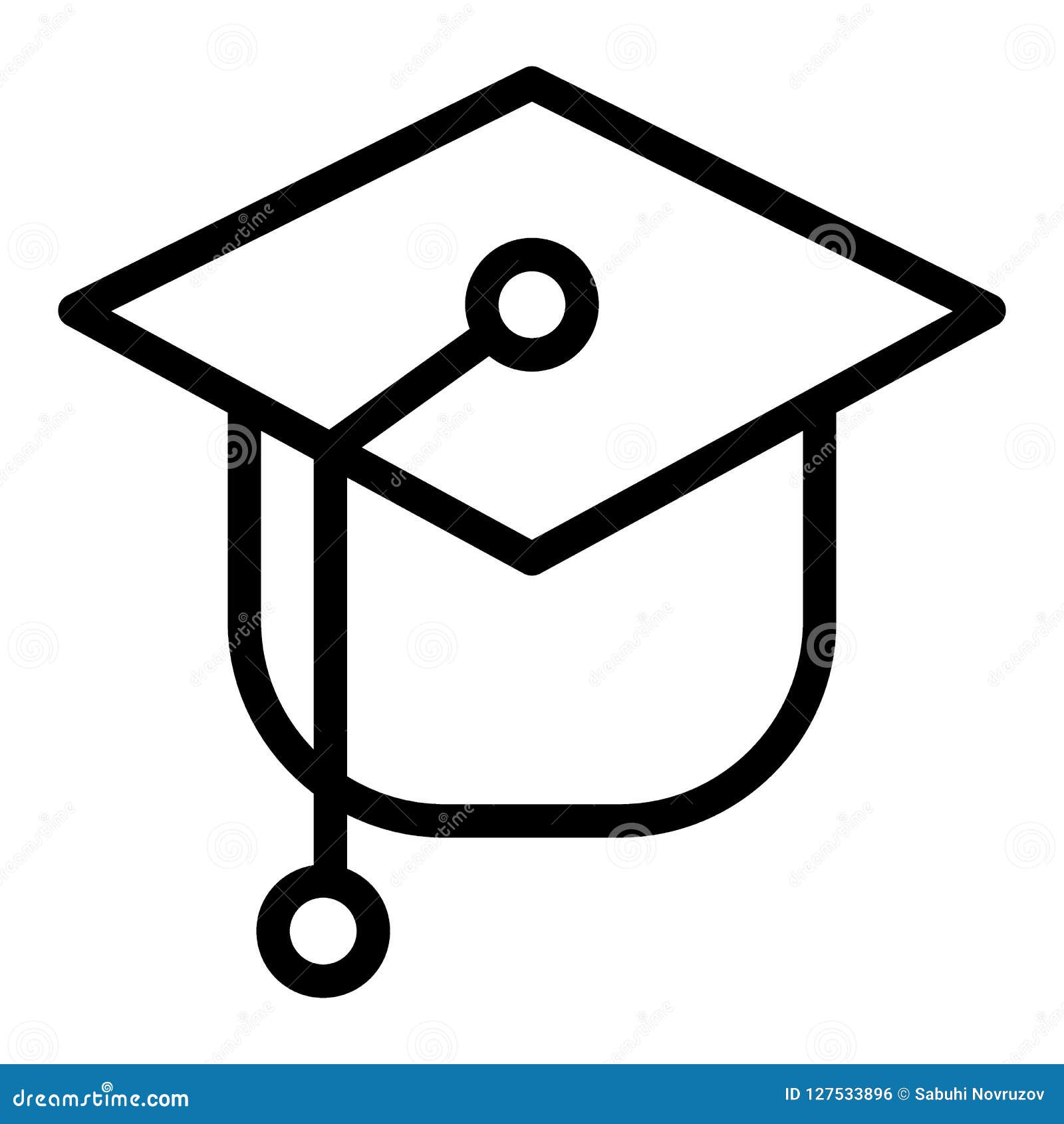 Free Free Graduation Cap Outline Svg 240 SVG PNG EPS DXF File