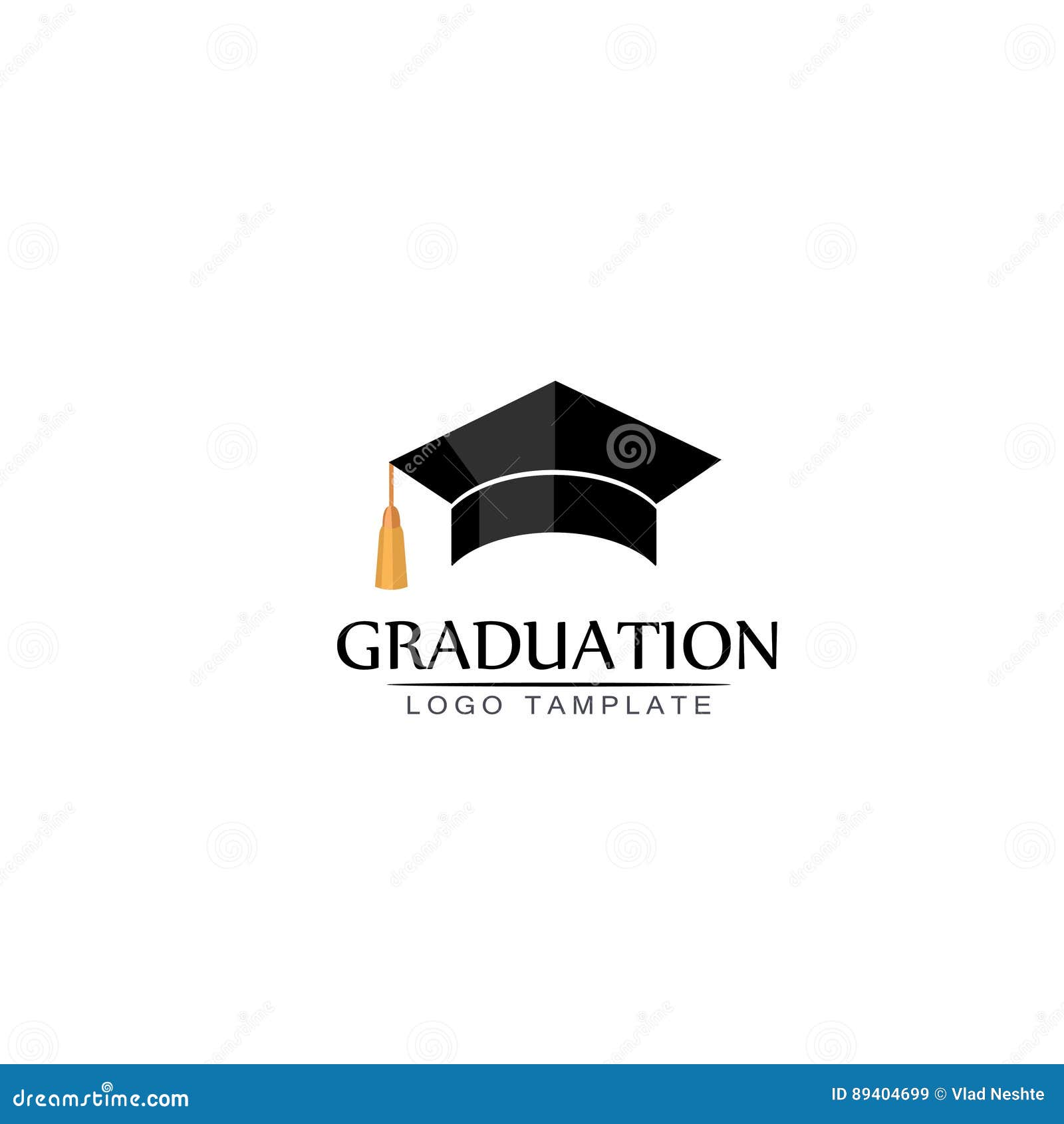 Download Graduation Cap Logo Or Icon. Vector Isolated Illustration ...