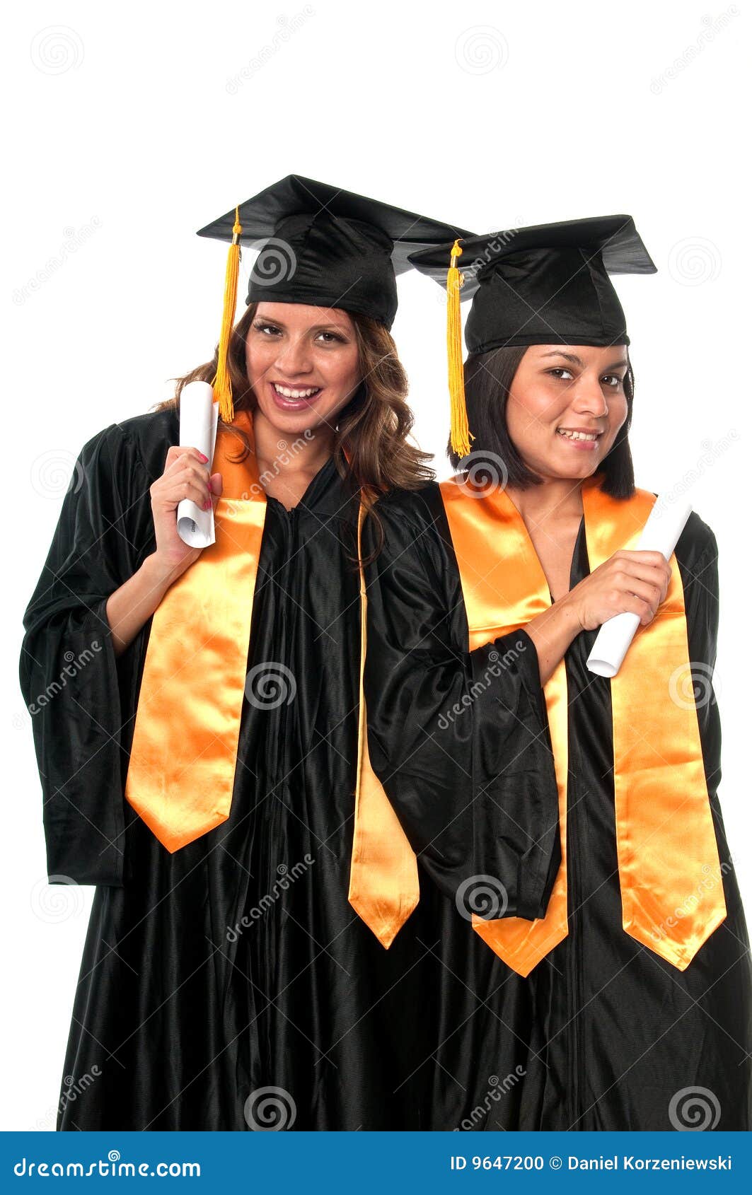 Graduation Friends stock photo. Image of female, graduates 9647200