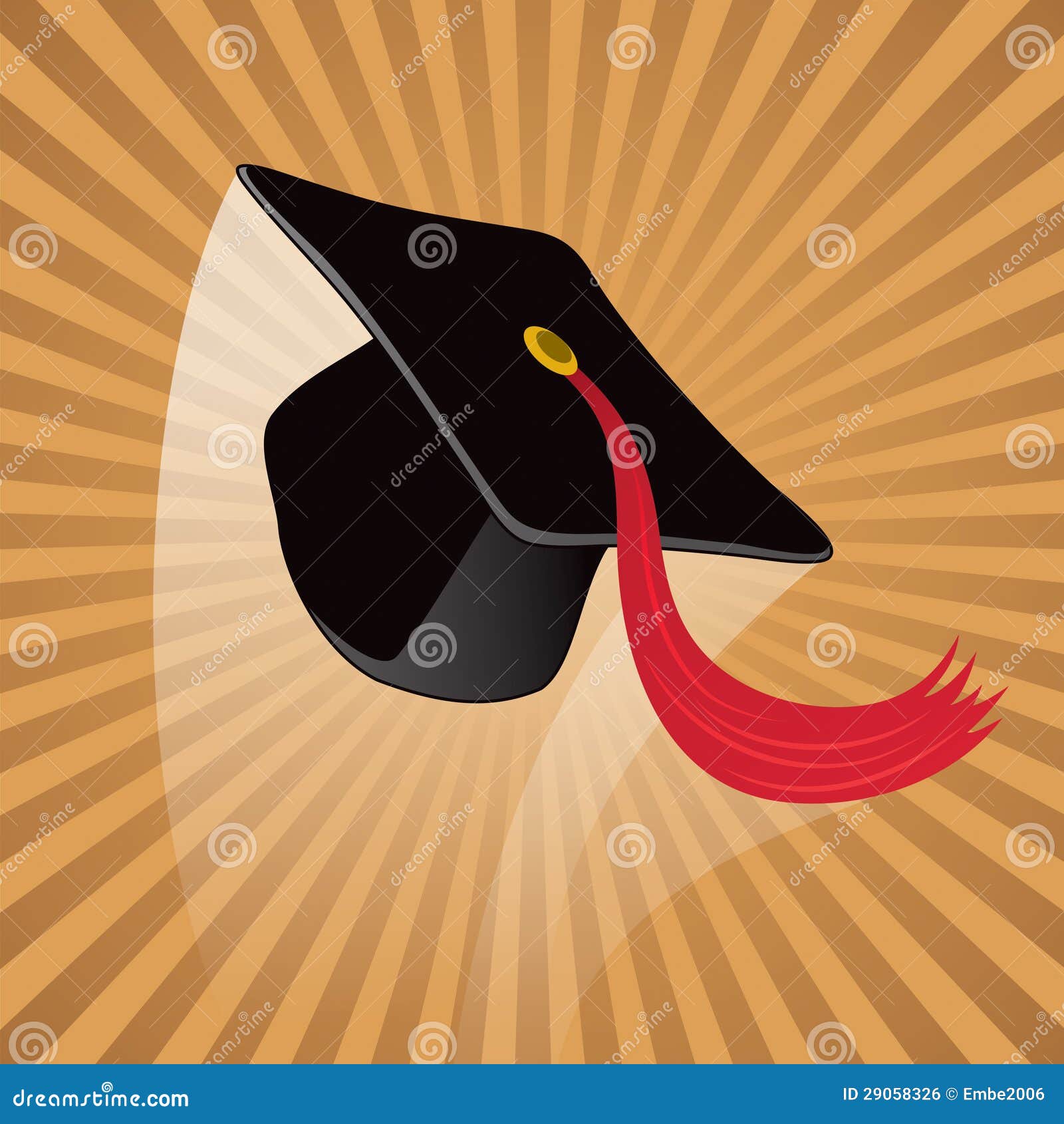 Graduation Hat Royalty Free Stock Image - Image: 29058326