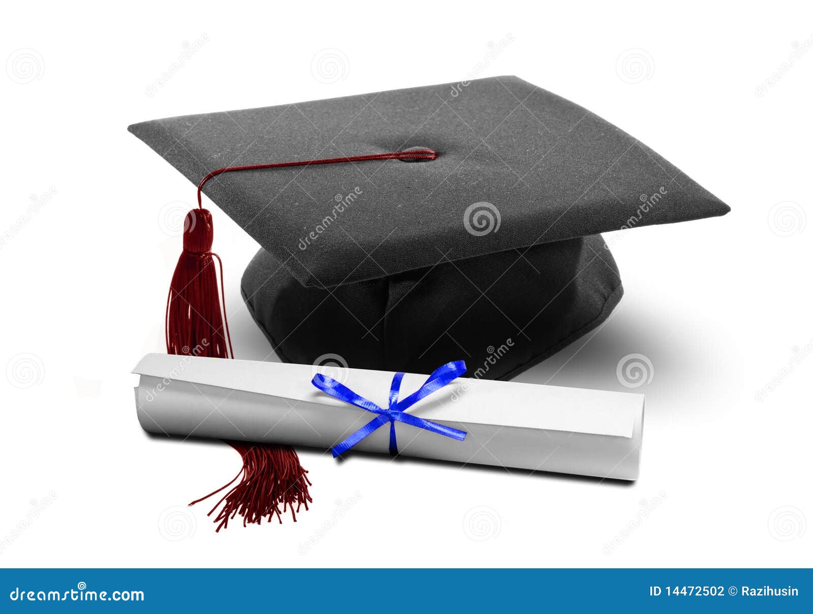 graduation hat and diploma