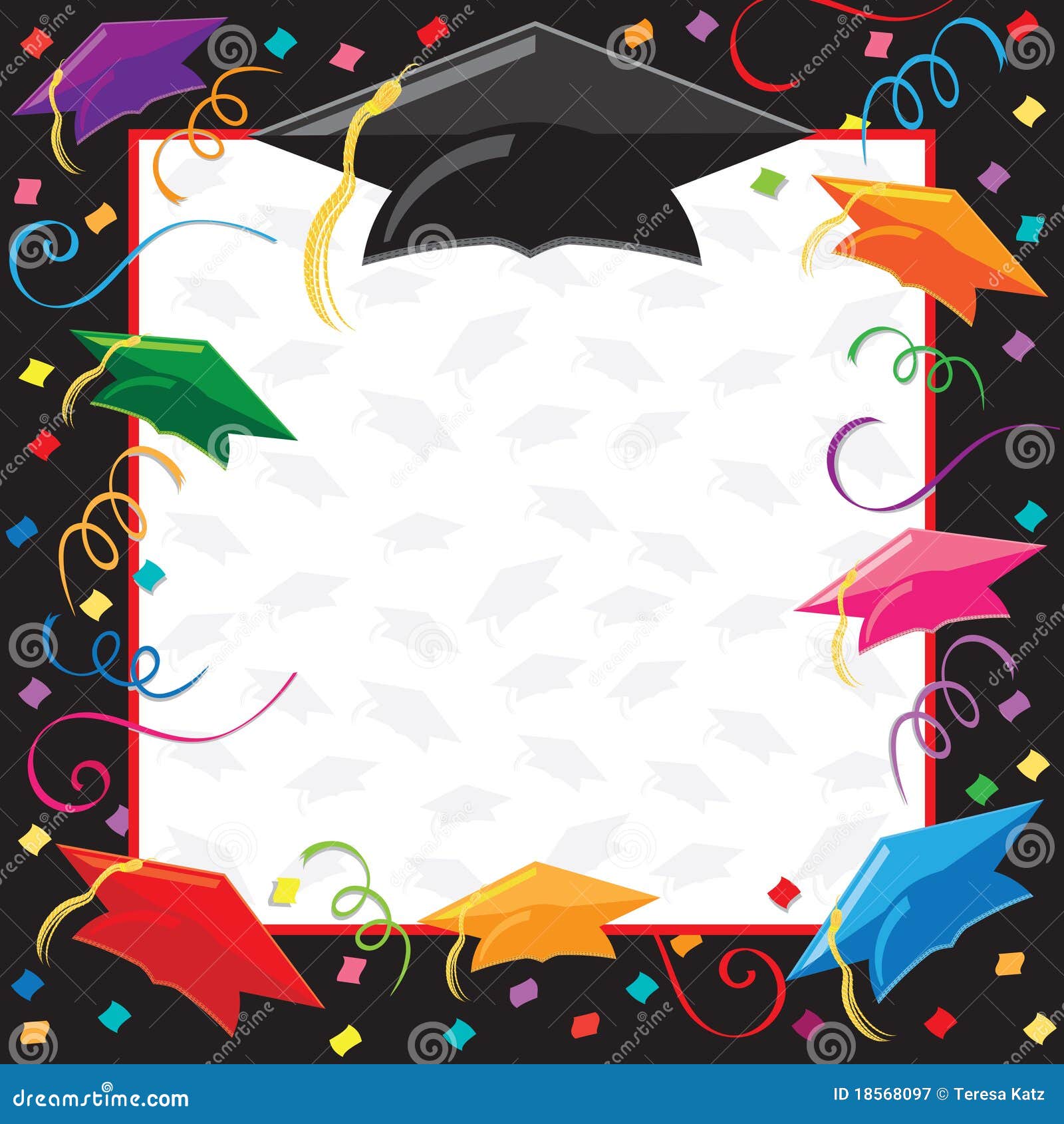 Graduation Party Invitation Stock Image - Image: 18568097