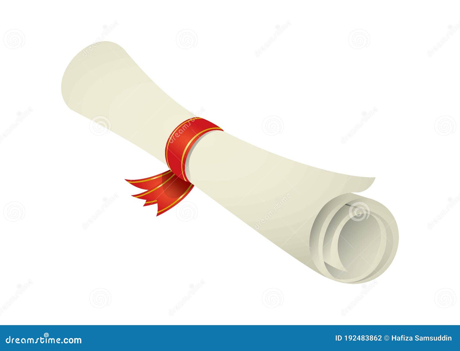 graduation-cap-and-scroll-with-magnifying-glass-royalty-free-stock