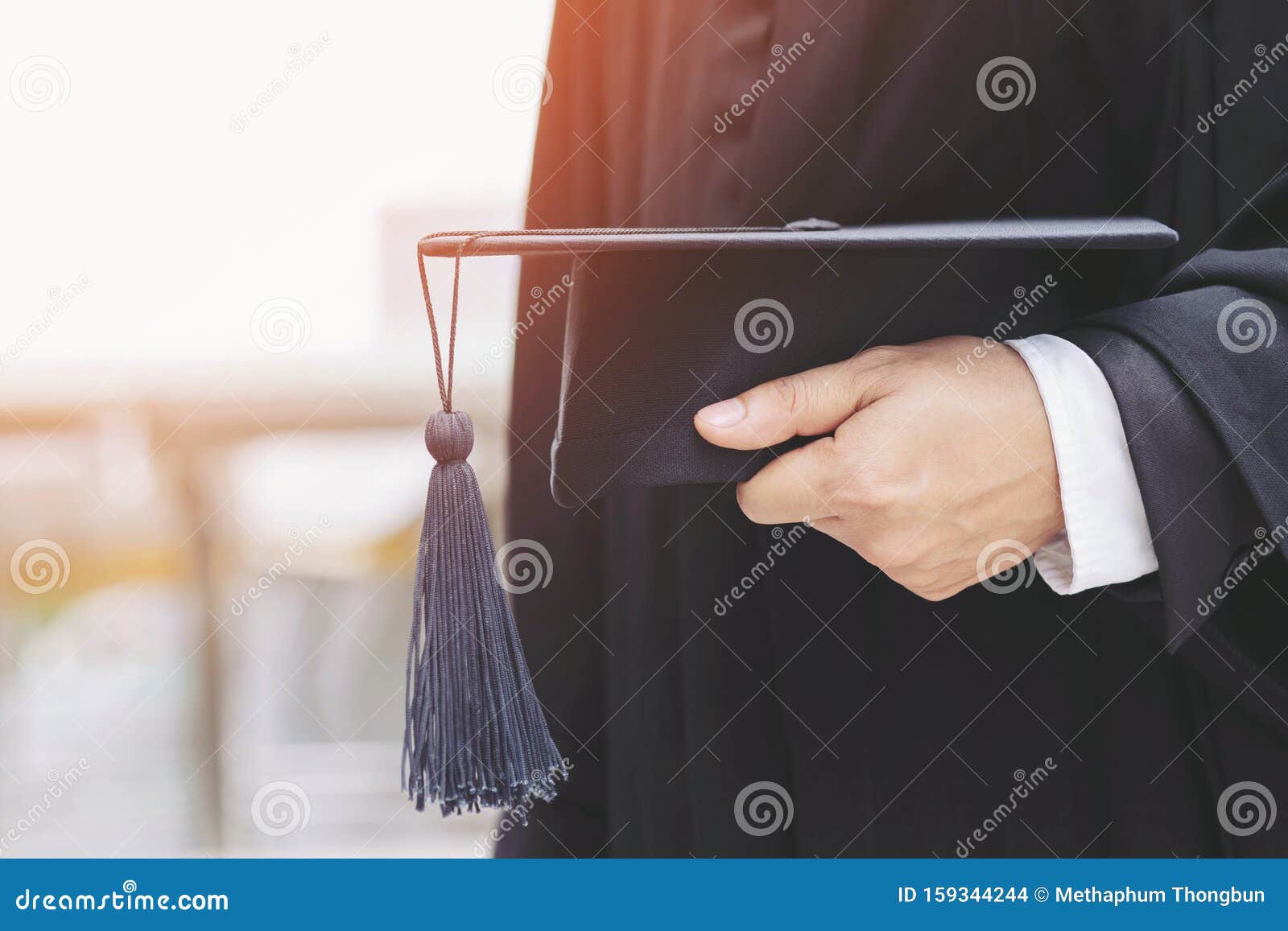 graduation,student hold hats in hand during commencement success graduates of the university,concept education congratulation.grad