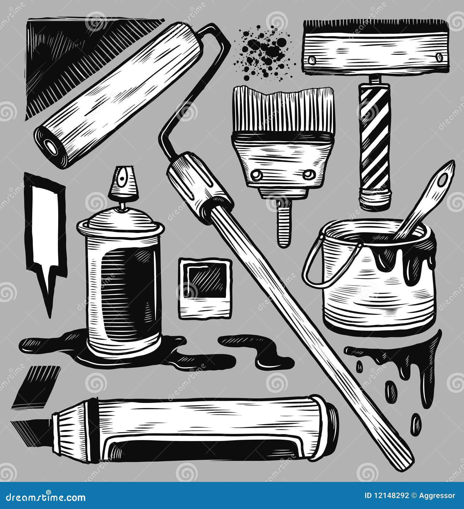 Graffiti Accessories Stock Photography Image 12148292